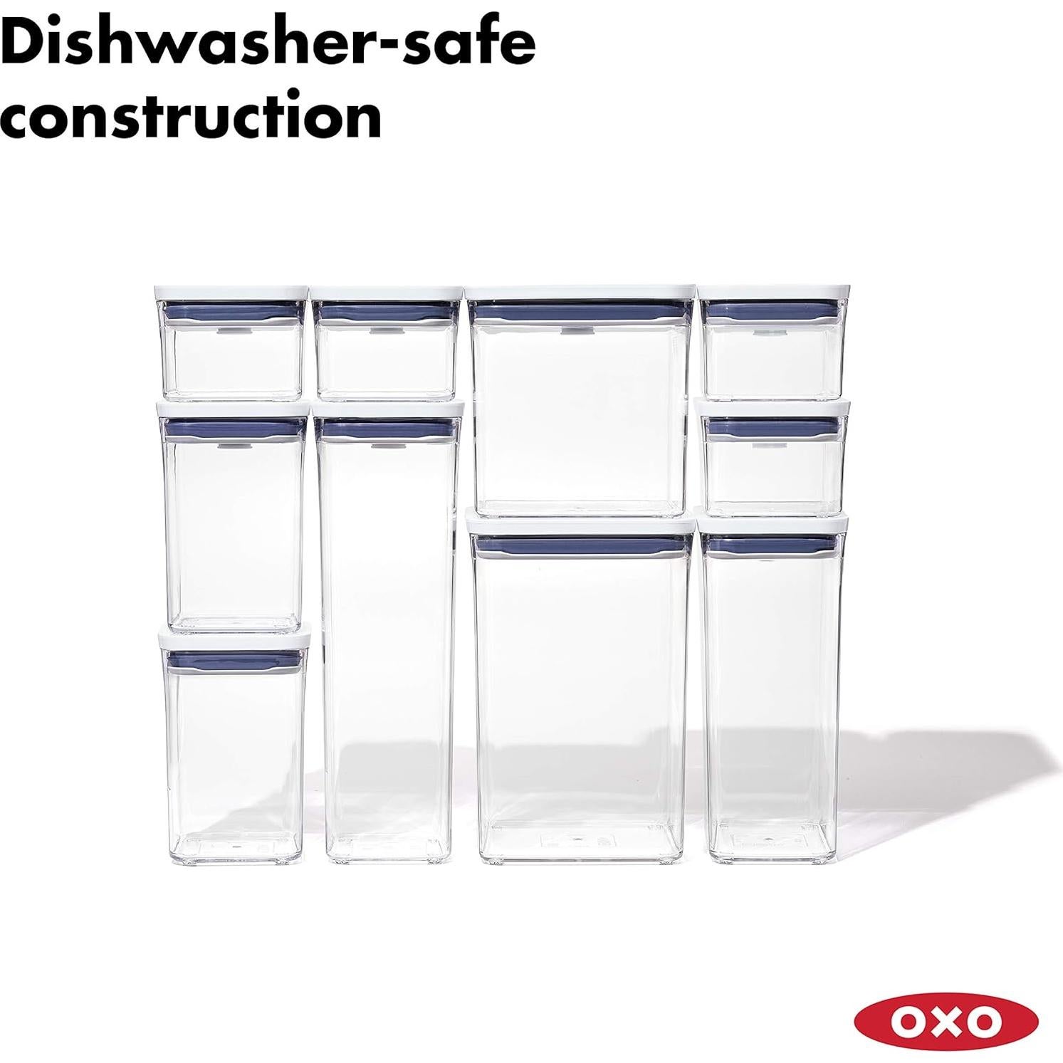 Juego de Contenedores POP OXO Good Grips 10 y 5 Piezas