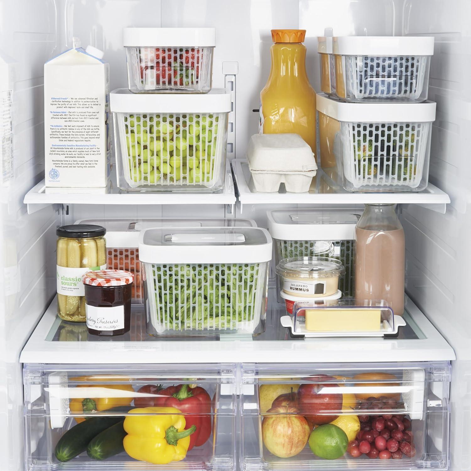Insertos Crisper OXO GreenSaver para Refrigerador - 2 Piezas
