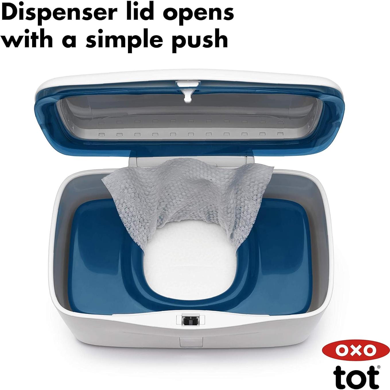 Dispensador de Toallitas OXO Tot Perfect Pull Marino