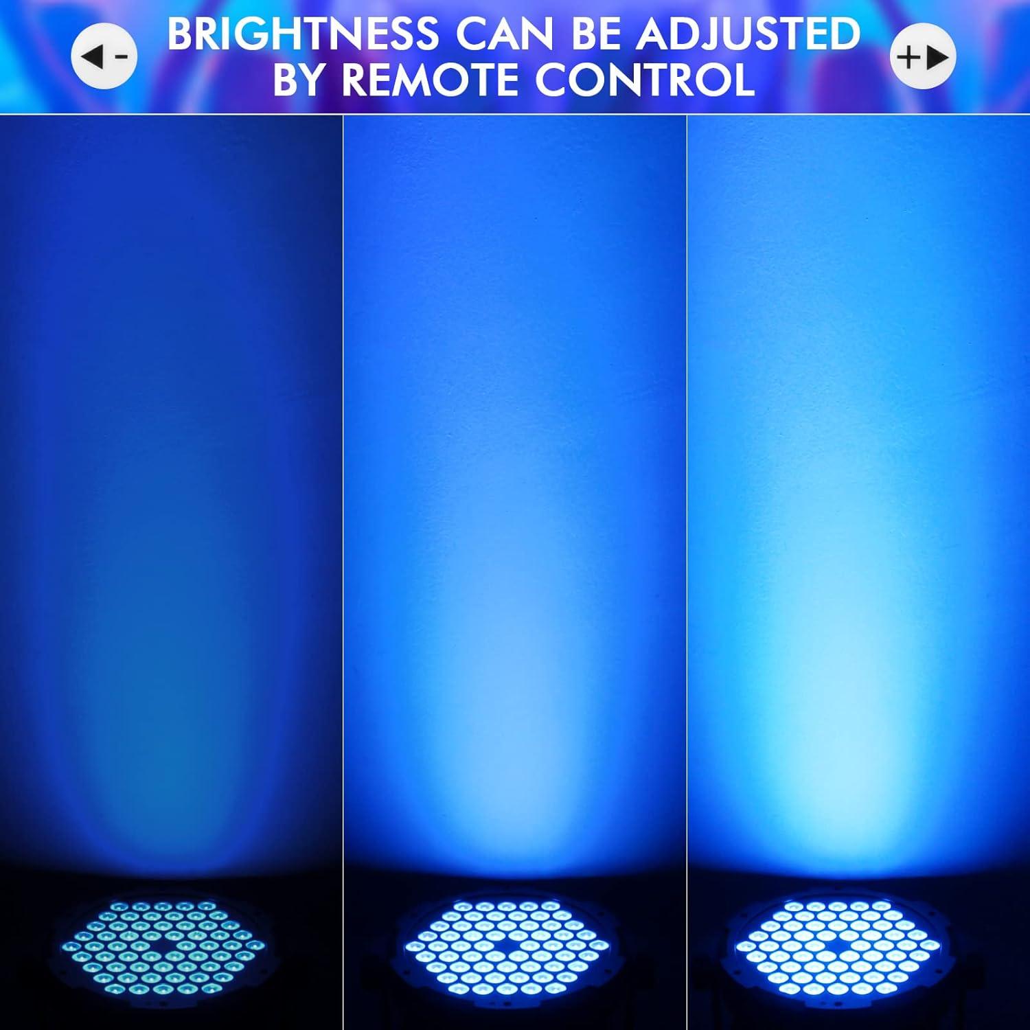 Luces Par RGB 90W 60LEDs OPPSK con Control Remoto y DMX