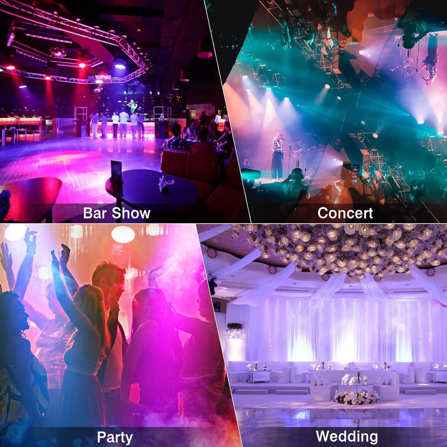 Luces Par RGB 90W 60LEDs OPPSK con Control Remoto y DMX