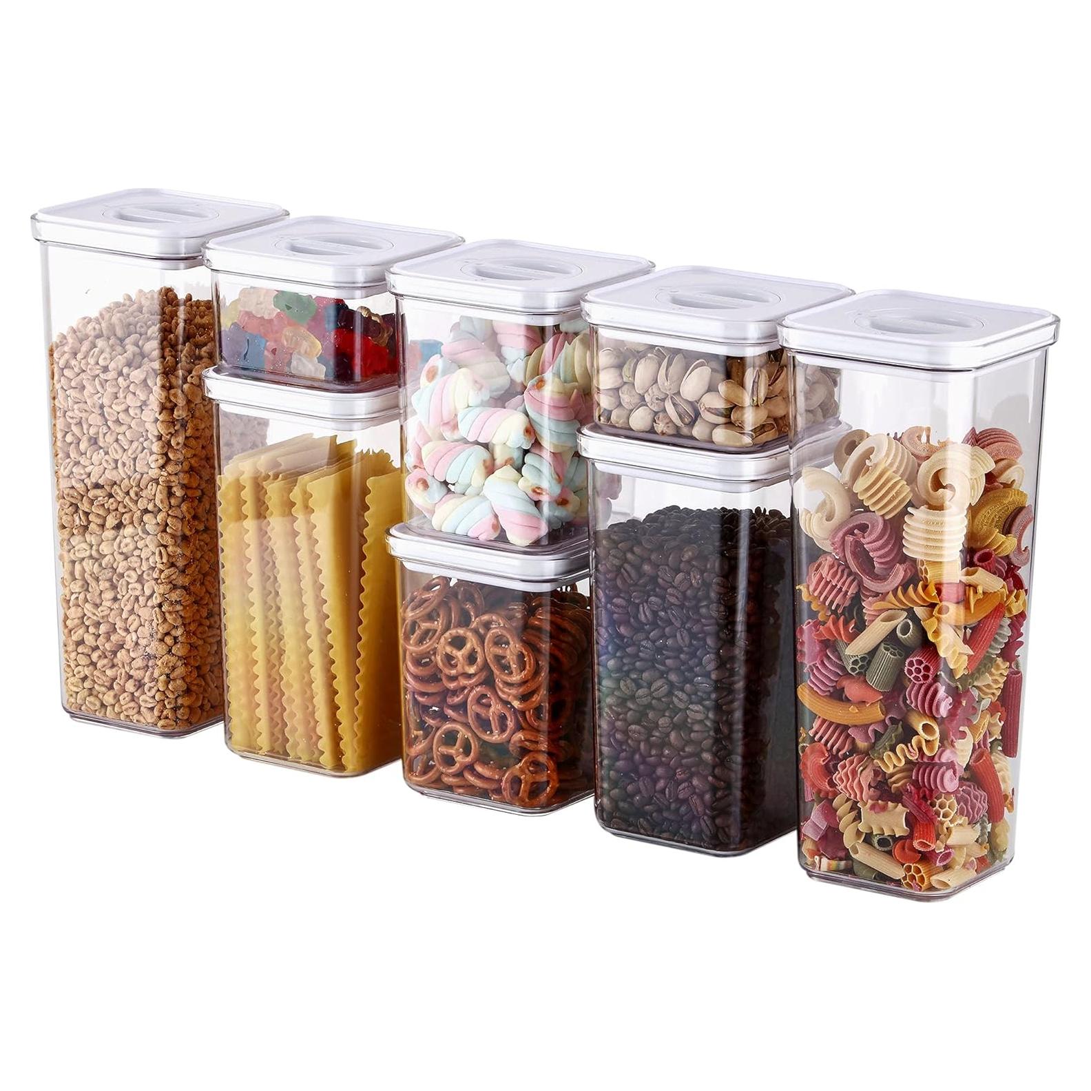 Set de 8 Contenedores Herméticos Neoflam 100% a Prueba de Fugas