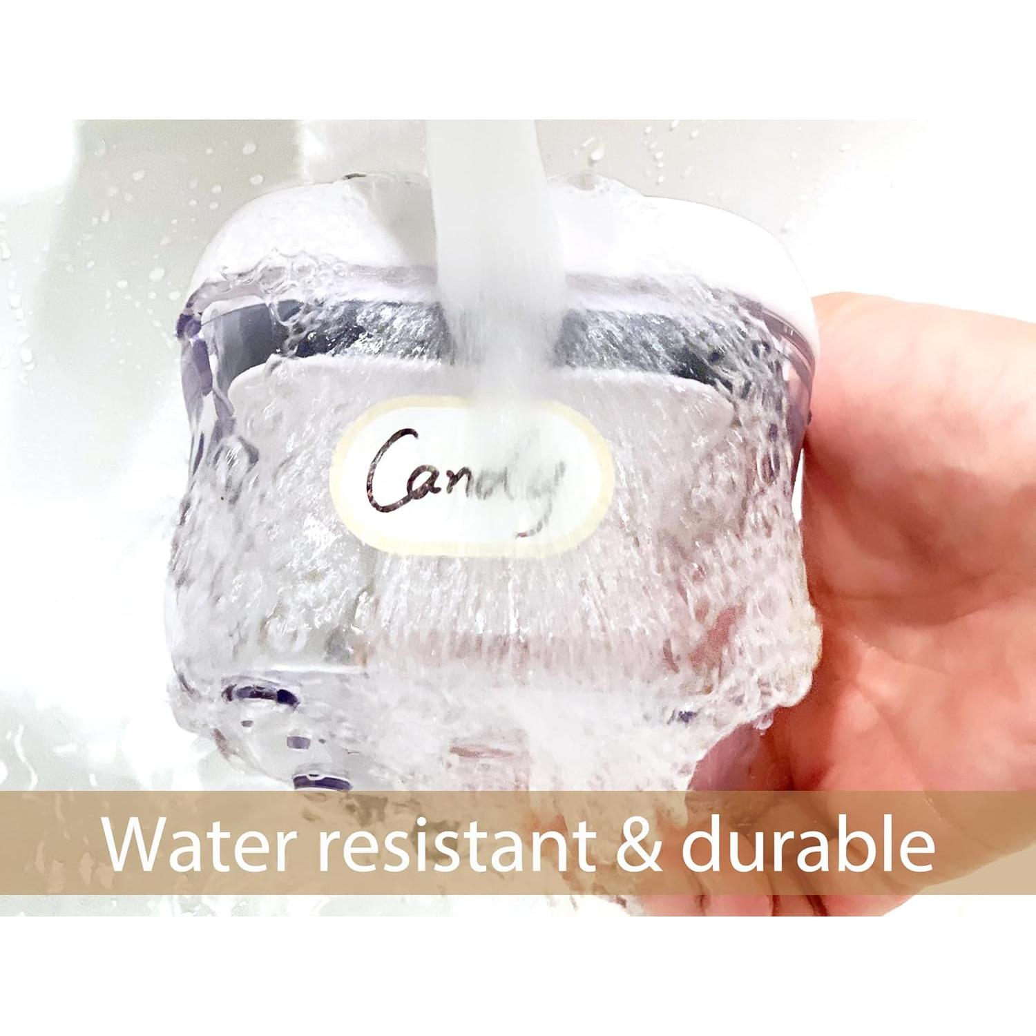 Etiquetas de Cocina Removibles Chubbiee 64 Piezas Impermeables