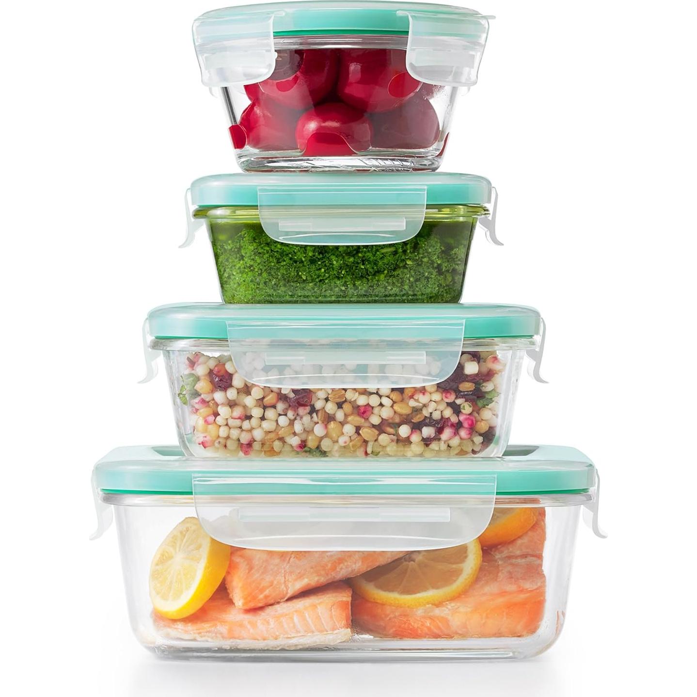 Contenedor Hermético de Vidrio OXO Good Grips 12 Piezas