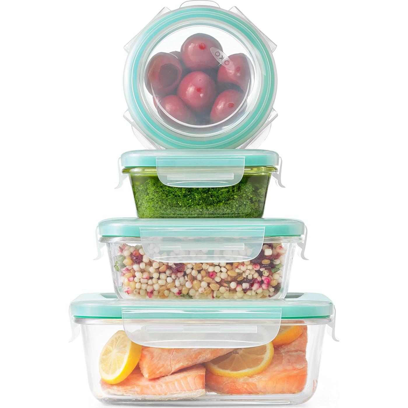 Contenedor Hermético de Vidrio OXO Good Grips 12 Piezas