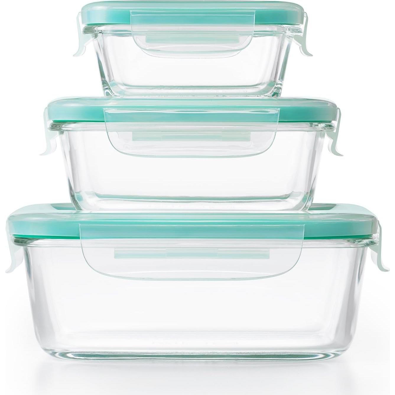 Contenedor Hermético de Vidrio OXO Good Grips 12 Piezas