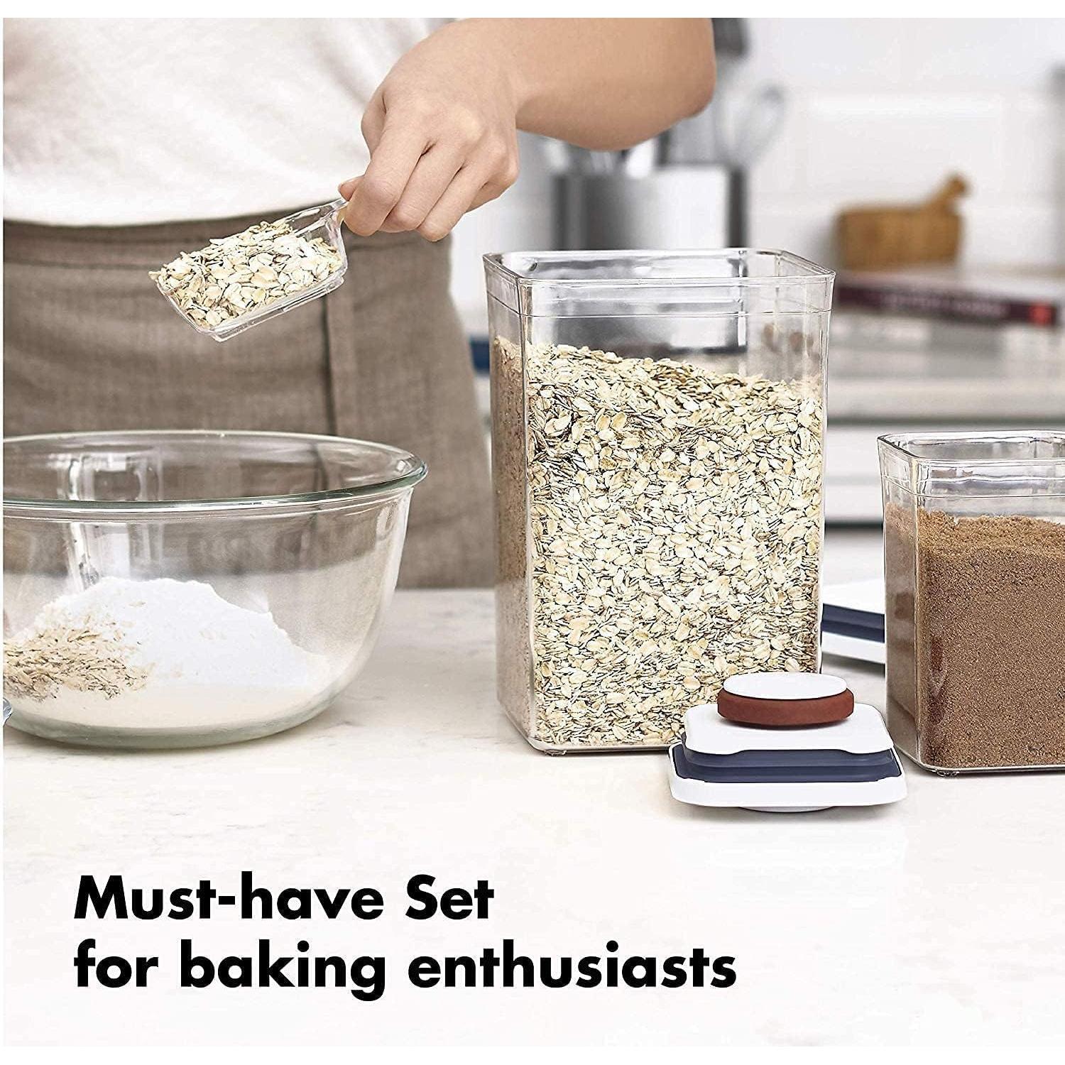 Juego de Contenedores POP OXO Good Grips 8 Piezas A Prueba de Aire