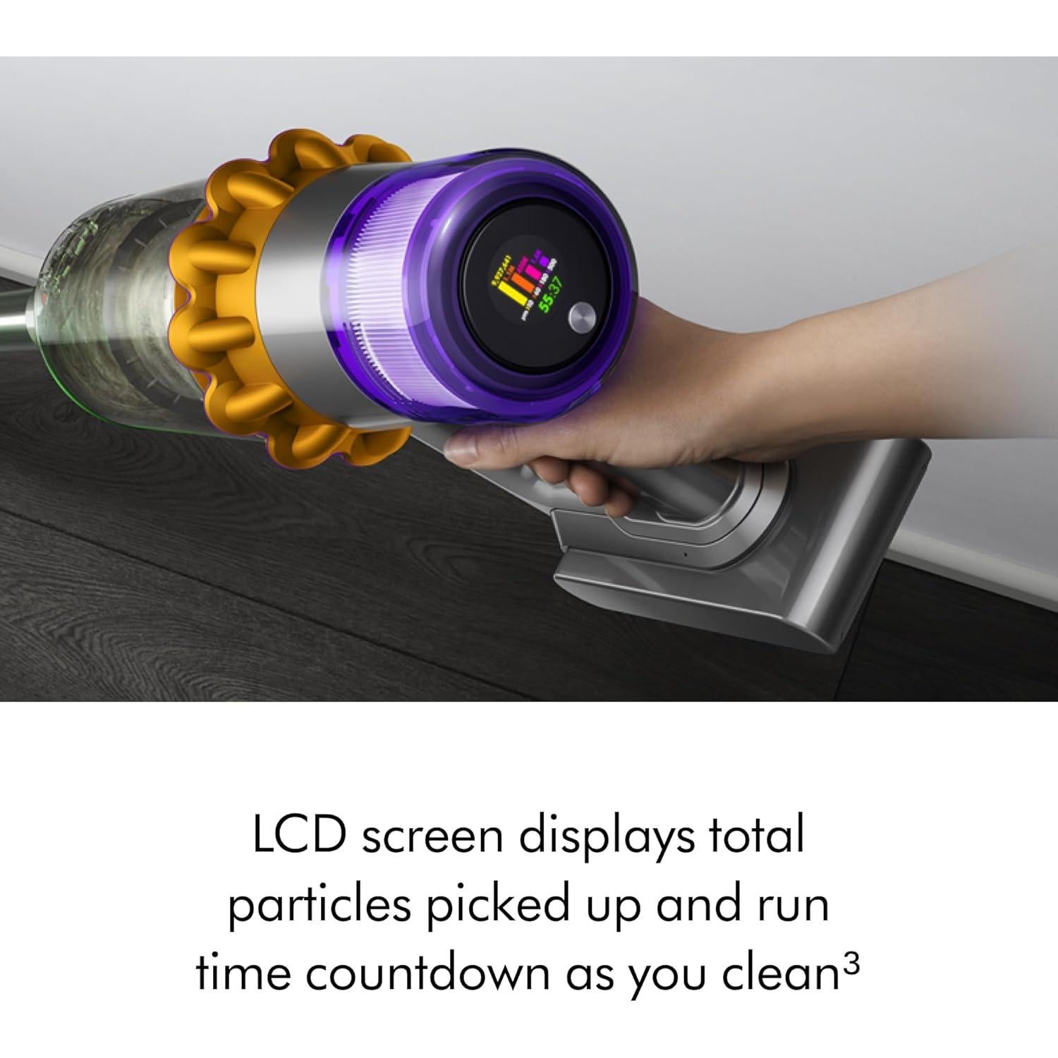 Aspiradora Inalámbrica Dyson V15 Detect Plus 60min 0.77L HEPA