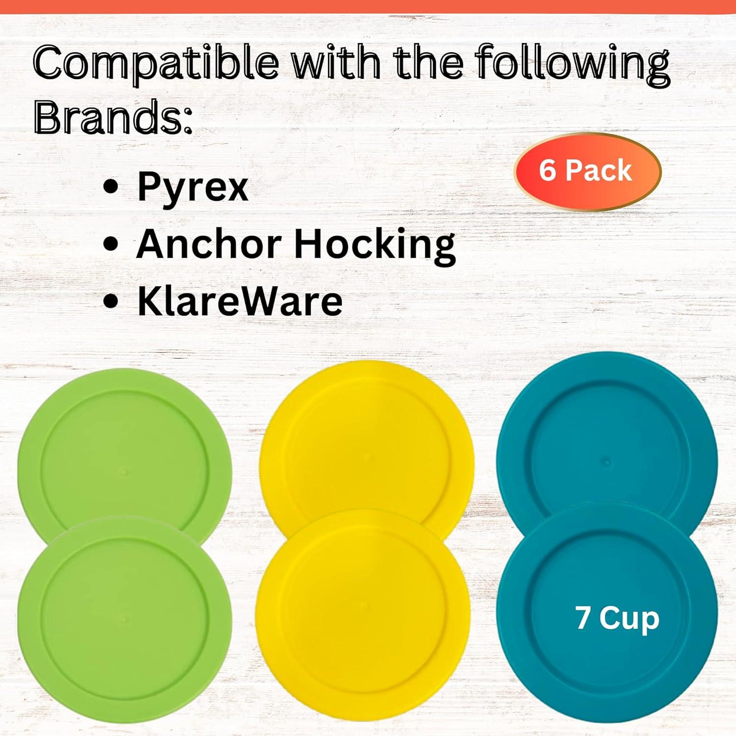 Tapas de Reemplazo Klare Ware 7 Tazas 1.65 L Paquete de 6