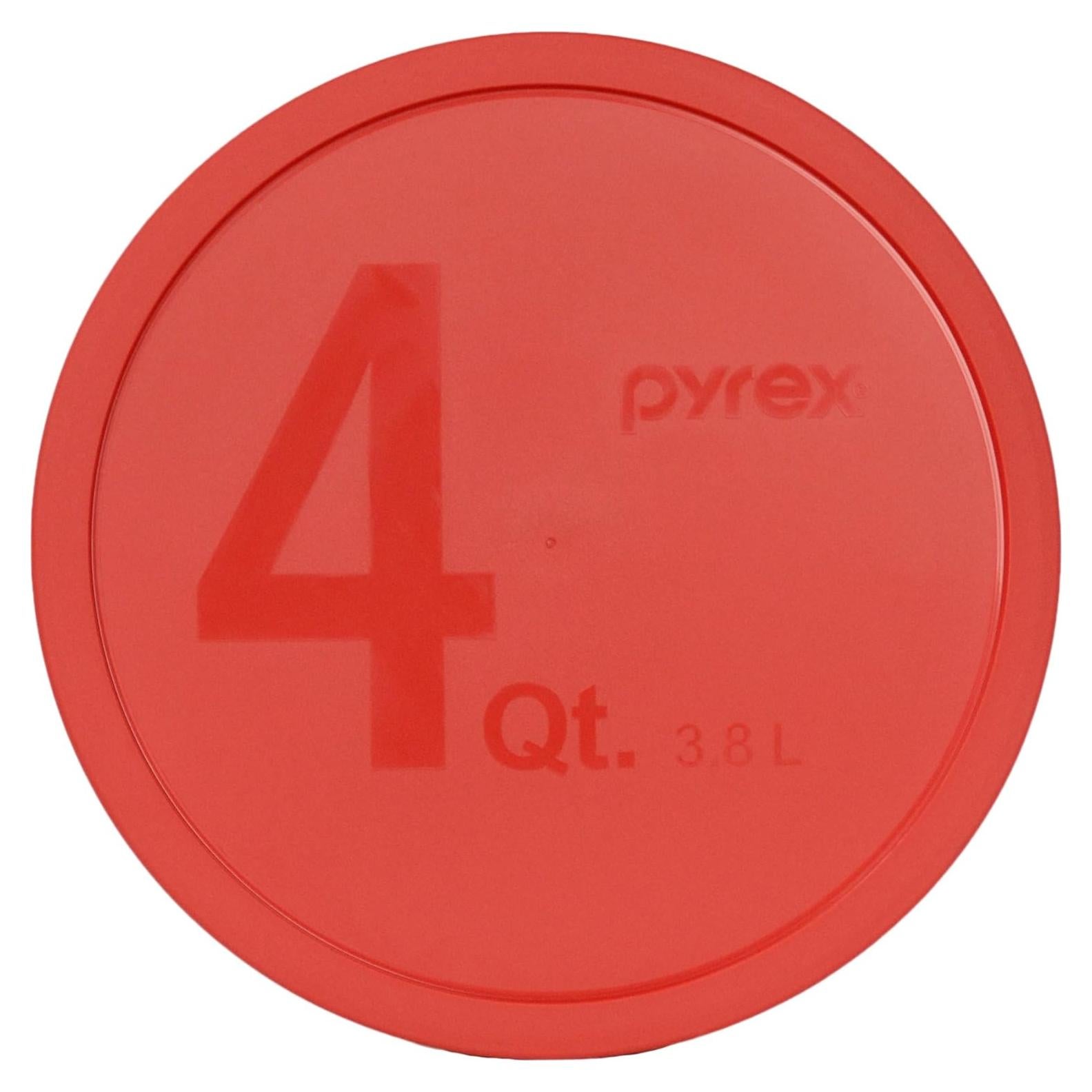 Tapa Roja Pyrex 326-PC para Tazón de 4 Qt - Apta Microondas