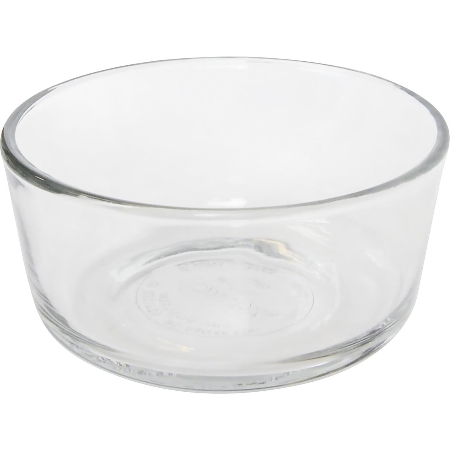 Juego de Tazones de Vidrio Pyrex 7200 de 2 Tazas con Tapas Moradas