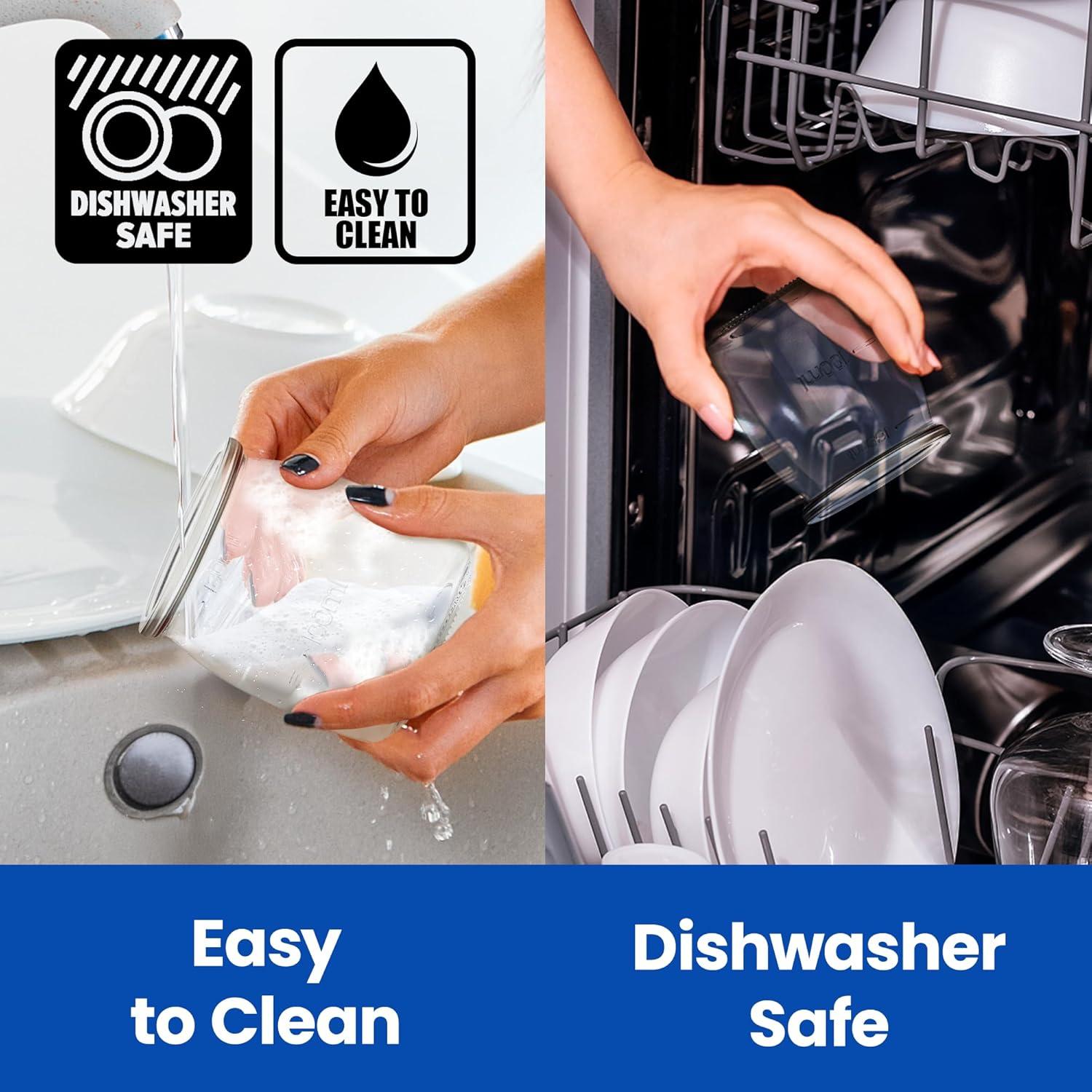 Tarros de Yogur Ultimate - 8 Tarros de Vidrio 170ml Herméticos