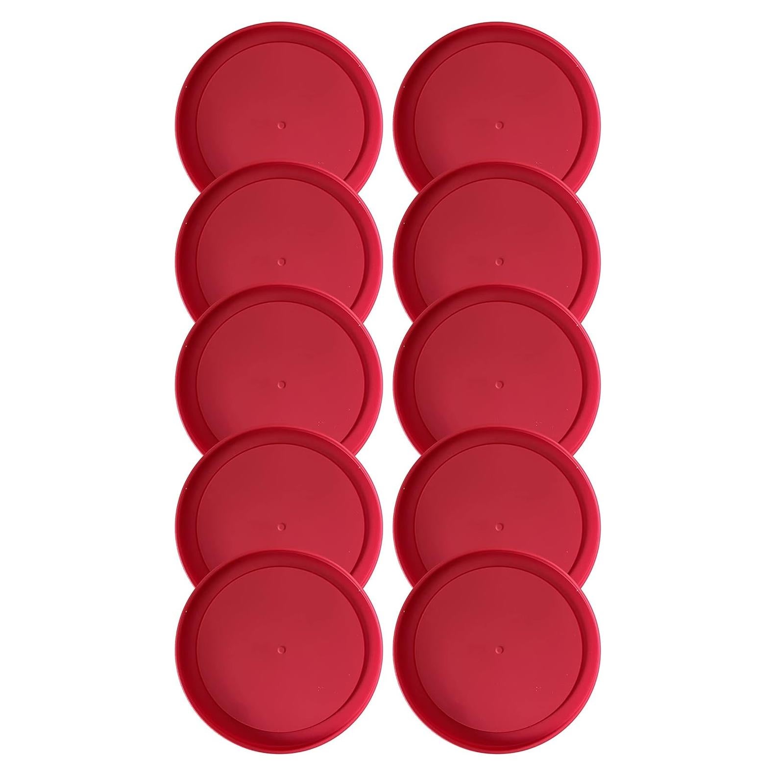 Tapa de Reemplazo Pyrex 7200-PC 5" Rojo - Paquete de 10