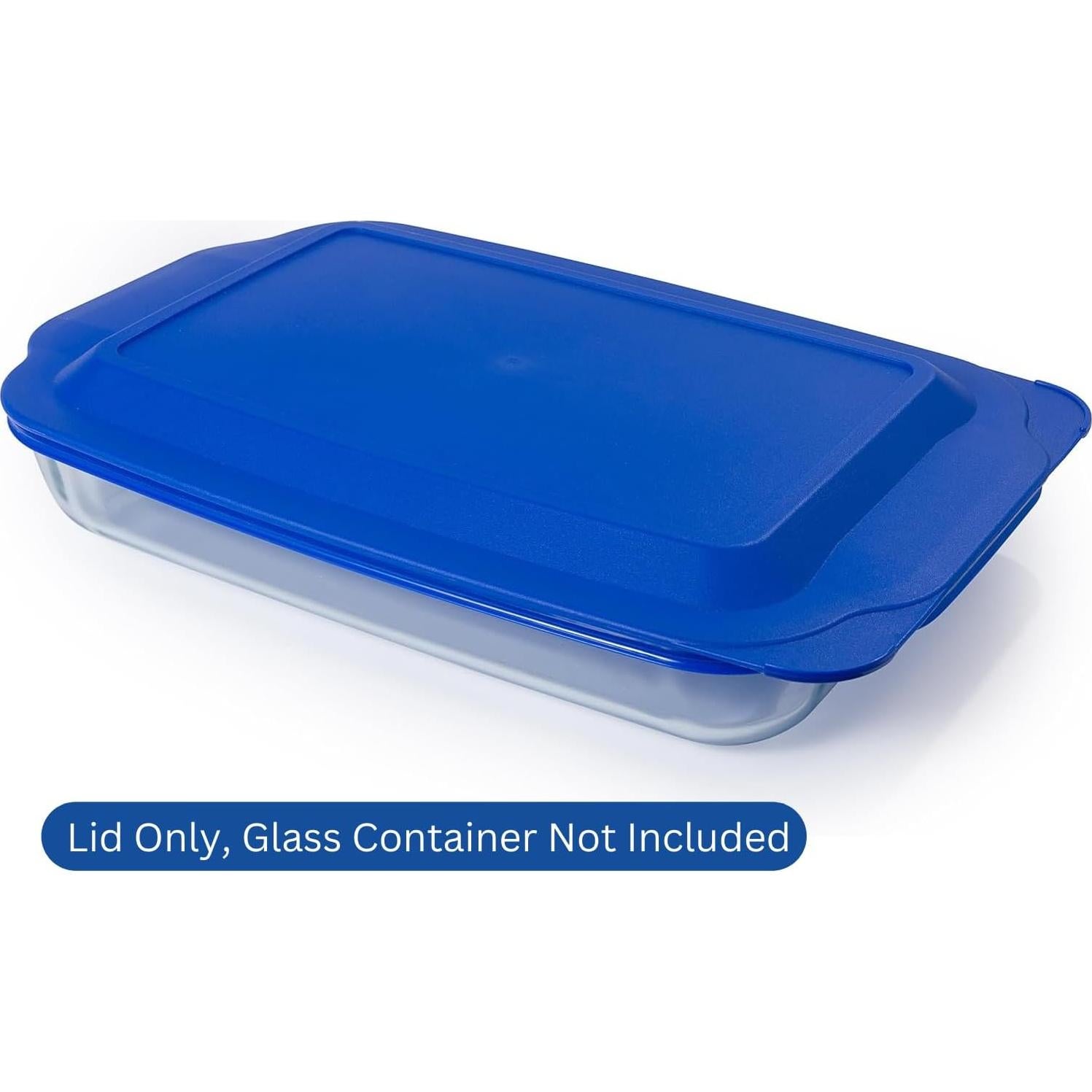 Tapa de Reemplazo Pyrex 3 QT MRX Azul 2-Pack
