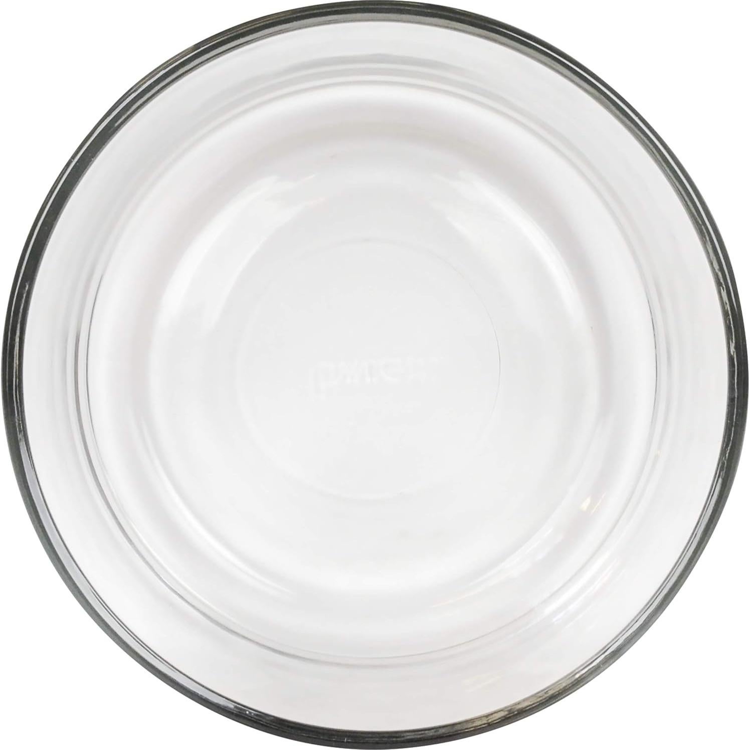 Juego de 4 Tazones de Vidrio Pyrex 4 Tazas con Tapas