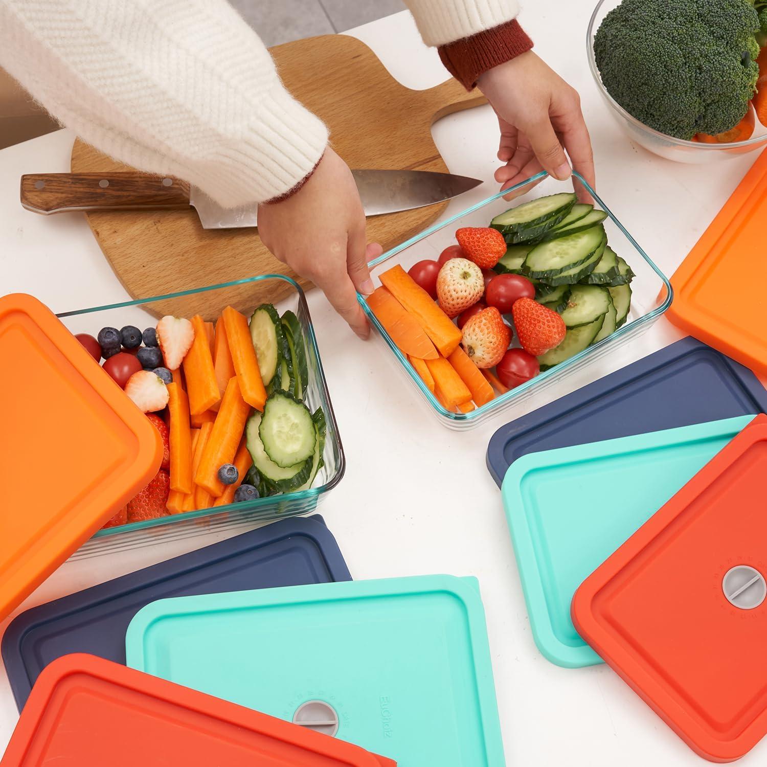 Tapa de Reemplazo EuChoiz para Pyrex 7210-PC 3 Tazas Silicona