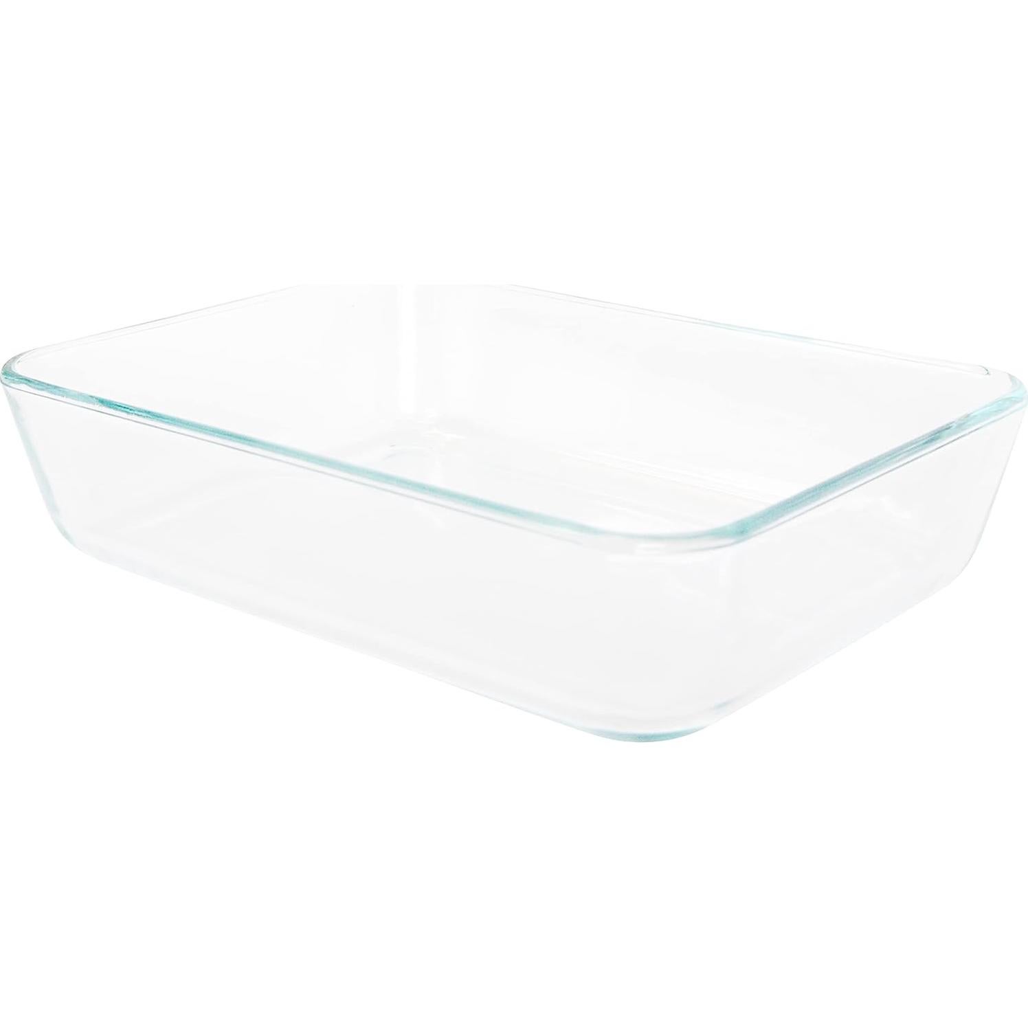 Juego de Platos de Vidrio Pyrex 7210 con Tapas Rosa Loring
