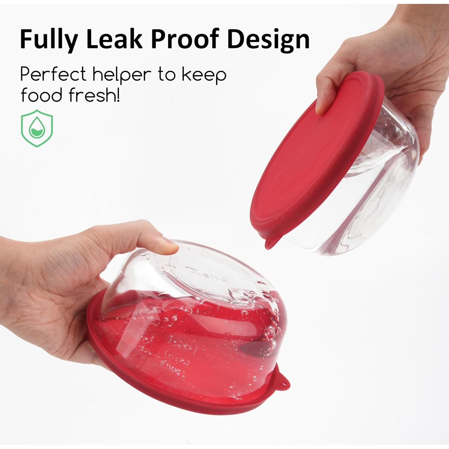 Tapa de Silicona Redonda Kiicii para Tazones de 4 Tazas