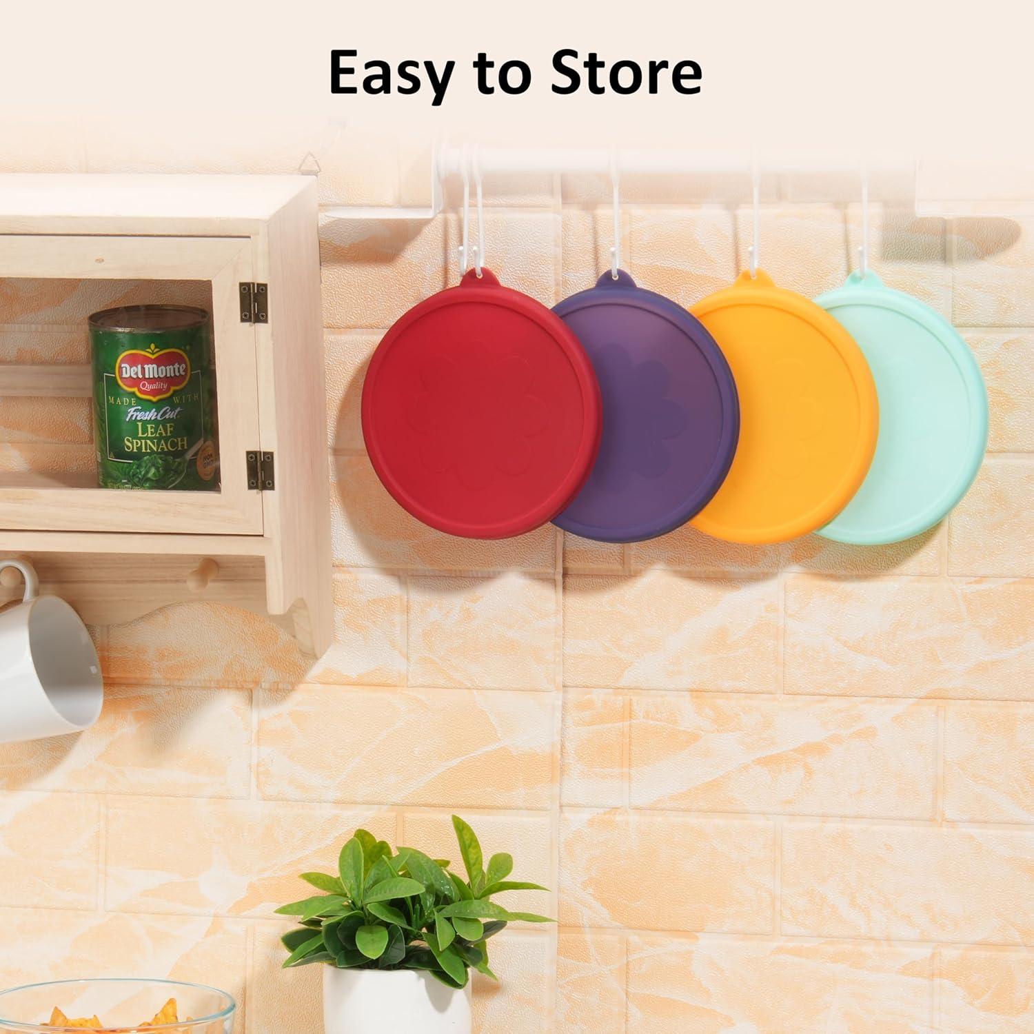 Tapa de Silicona Redonda Kiicii para Tazones de 4 Tazas