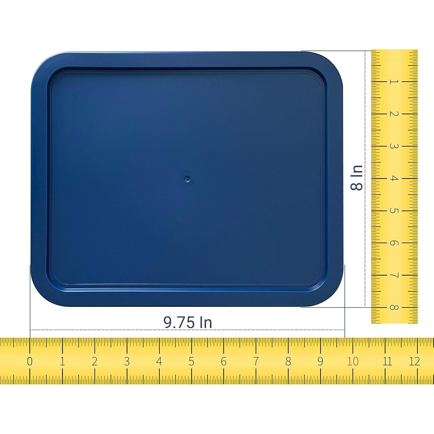 Tapa de Reemplazo Pyrex 11 Tazas Rectangular Azul 2-Pack