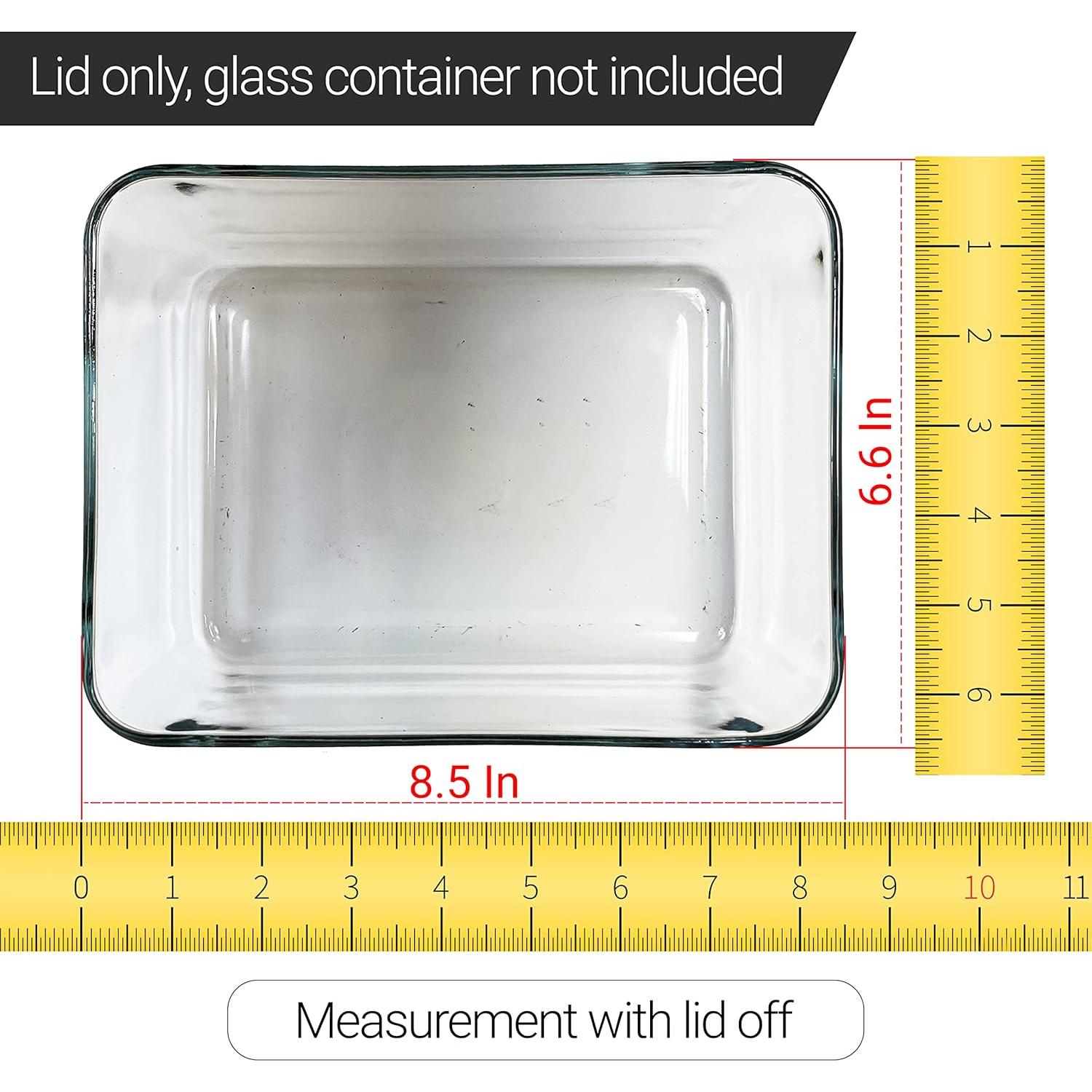 Tapa de Reemplazo Pyrex 11 Tazas Rectangular Azul 2-Pack