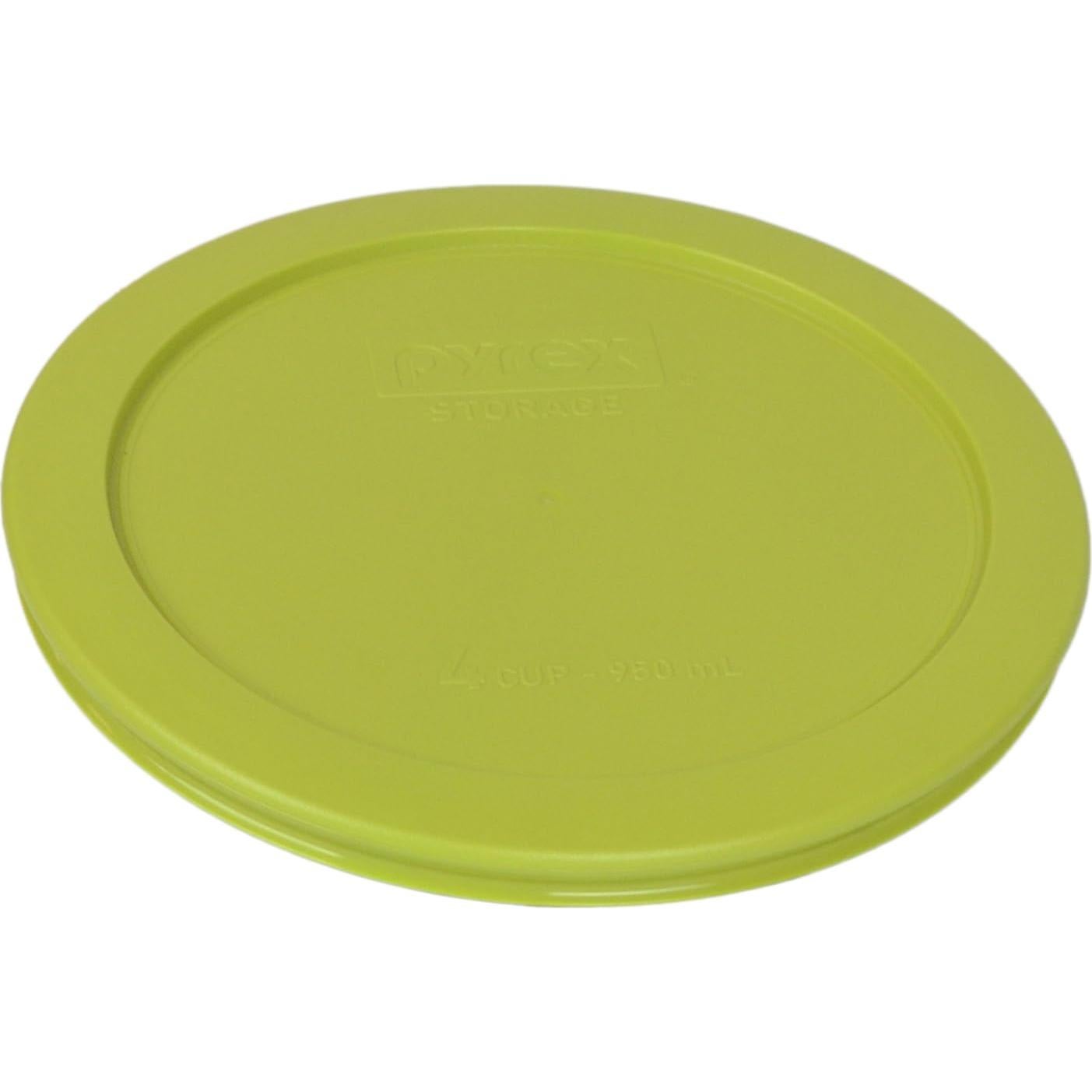 Tapas de Plástico Pyrex 7201-PC Verde Edamame 4 Tazas - Paquete de 4
