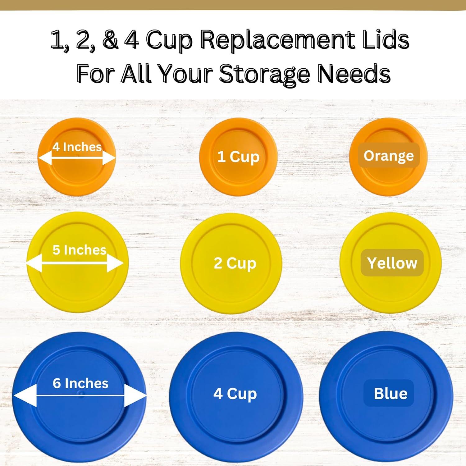 Tapas de Reemplazo Klare Ware 1, 2 y 4 Tazas - Paquete de 9