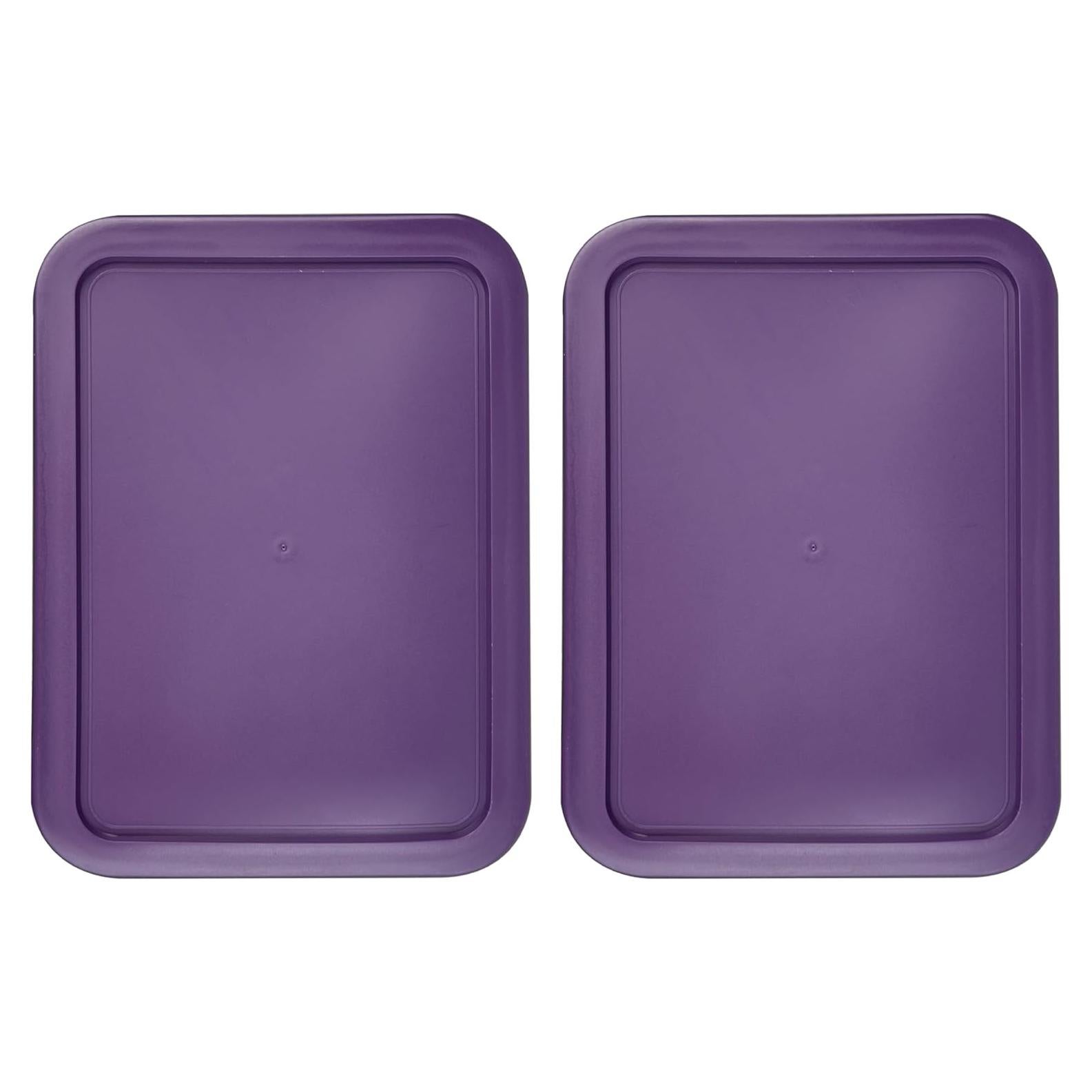 Tapa de Reemplazo Pyrex 11 Tazas Morada 2-Pack 24.8x20.3cm