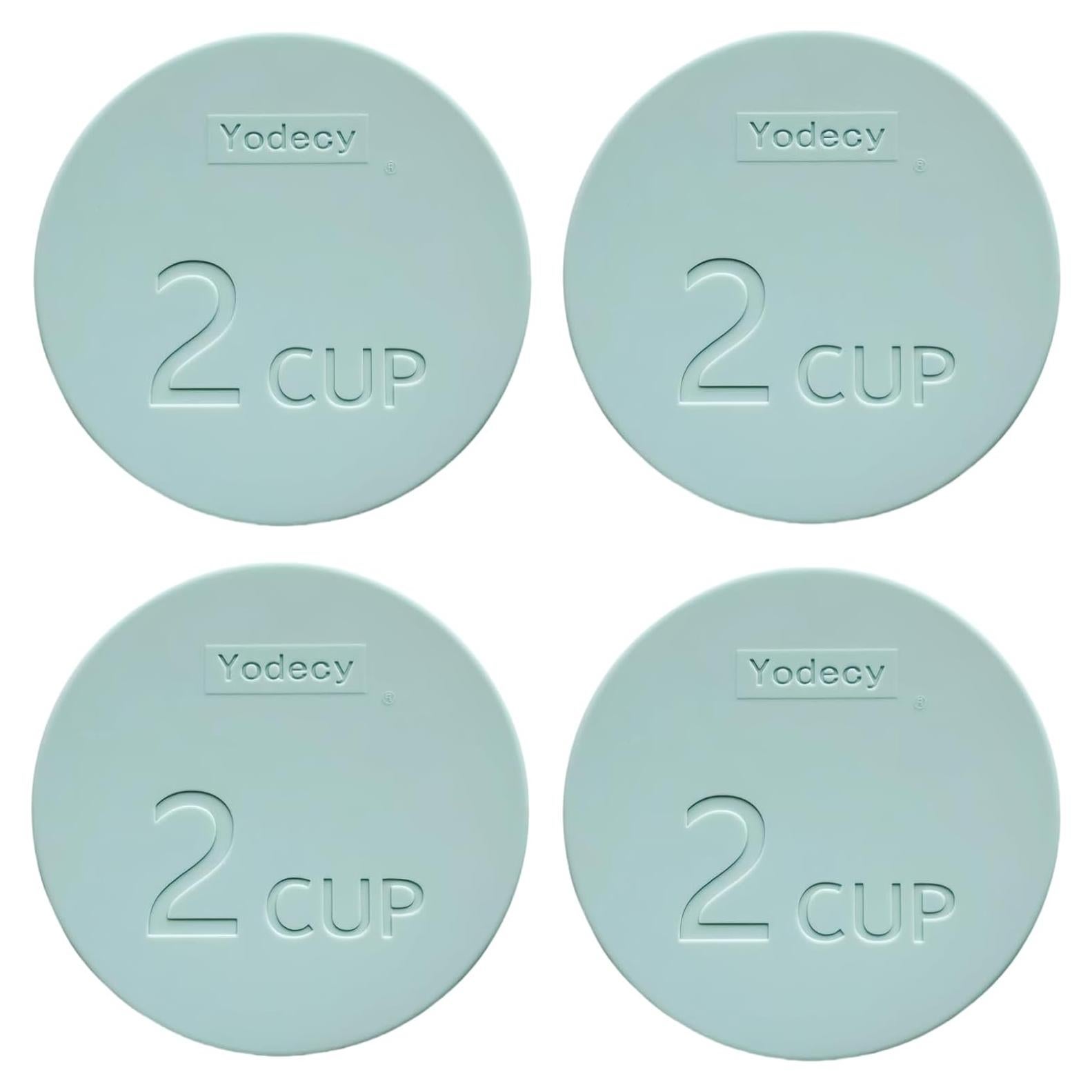 Tapa de Silicona Yodecy para Tazones de Vidrio 12.1cm - 4 Piezas