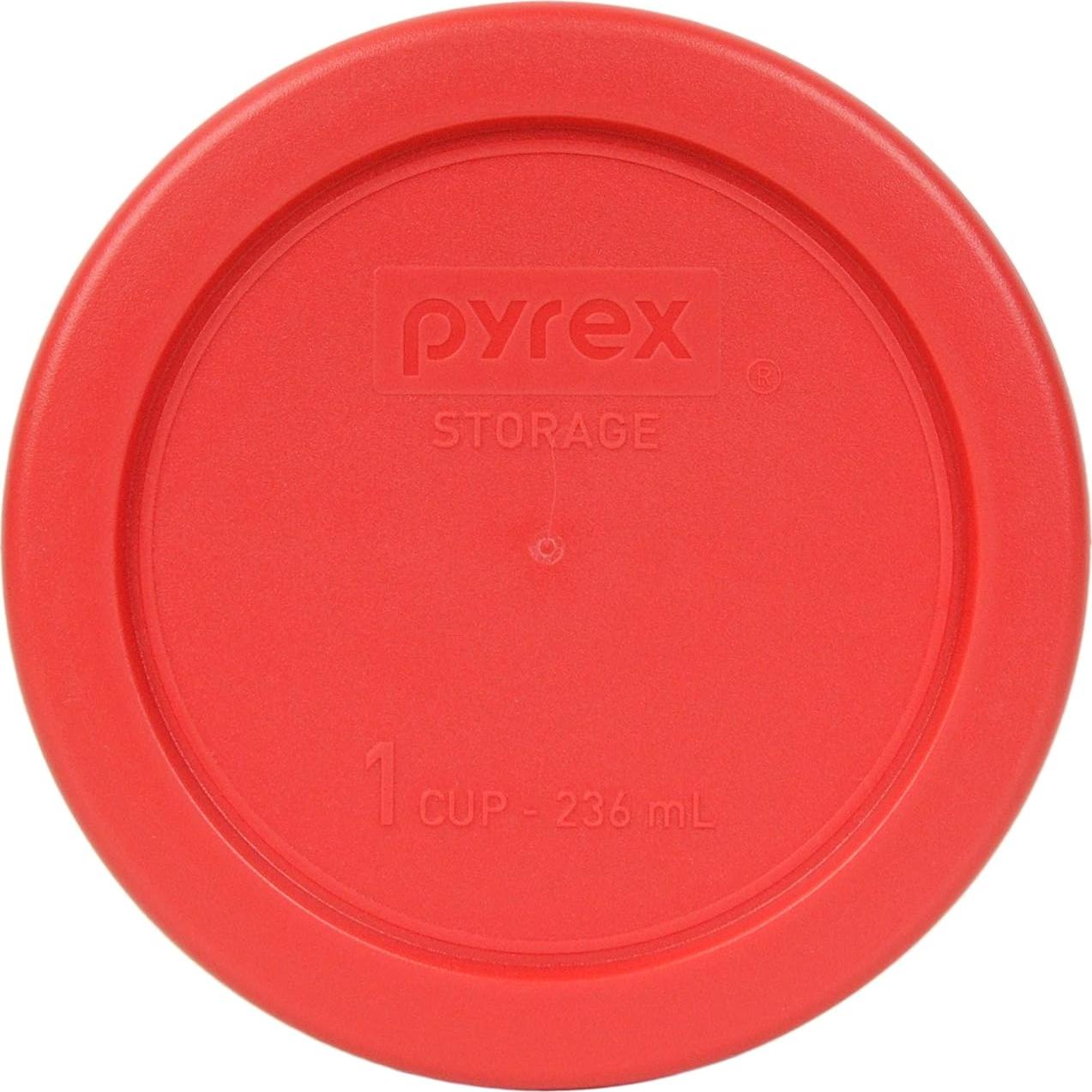 Tapa Redonda de Plástico Pyrex 7202-PC - Paquete de 6