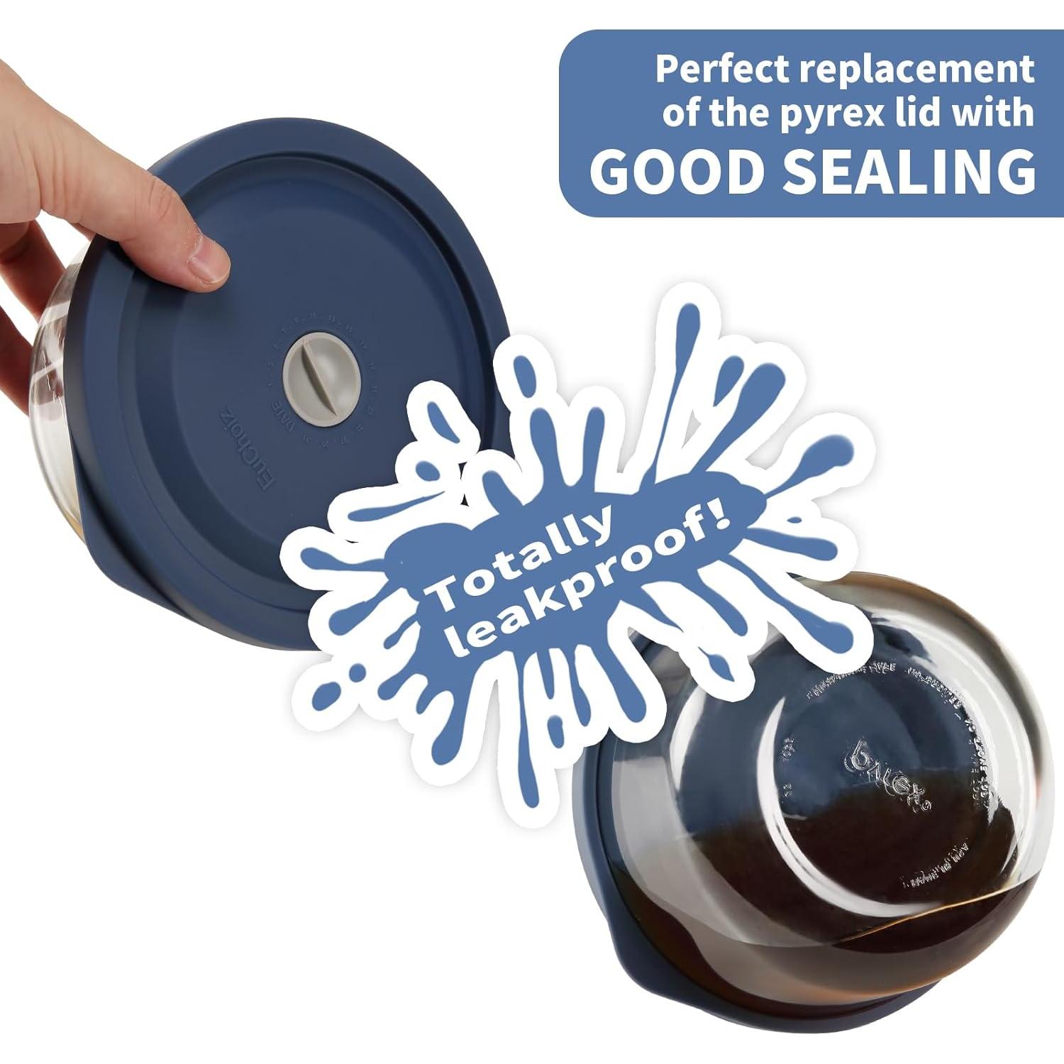 Tapa de Silicona para Tazones Pyrex EuChoiz 6 Piezas Azul