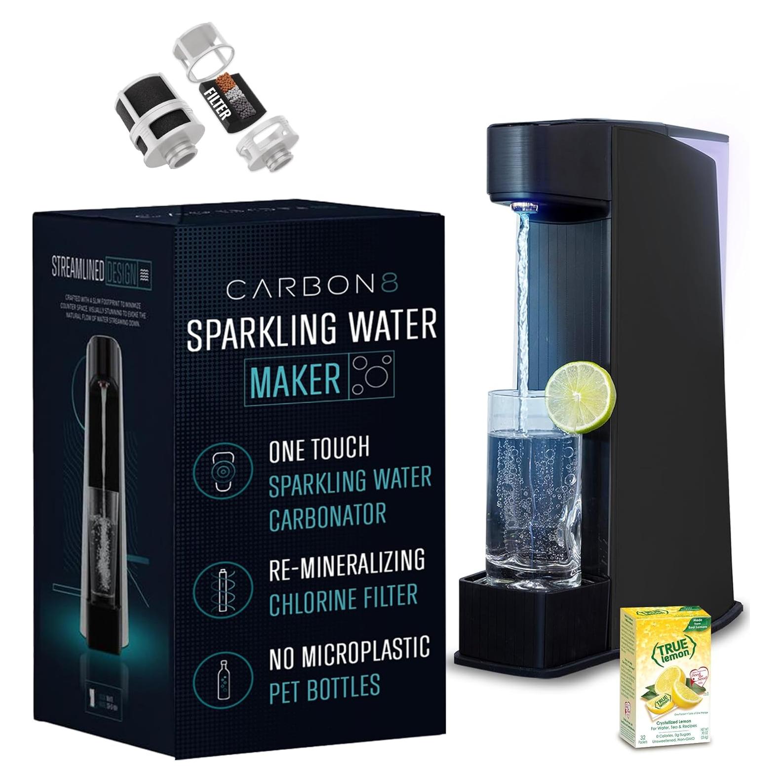 Máquina de Agua Espumosa Carbon8 Infinity Stream - Compacta y Elegante