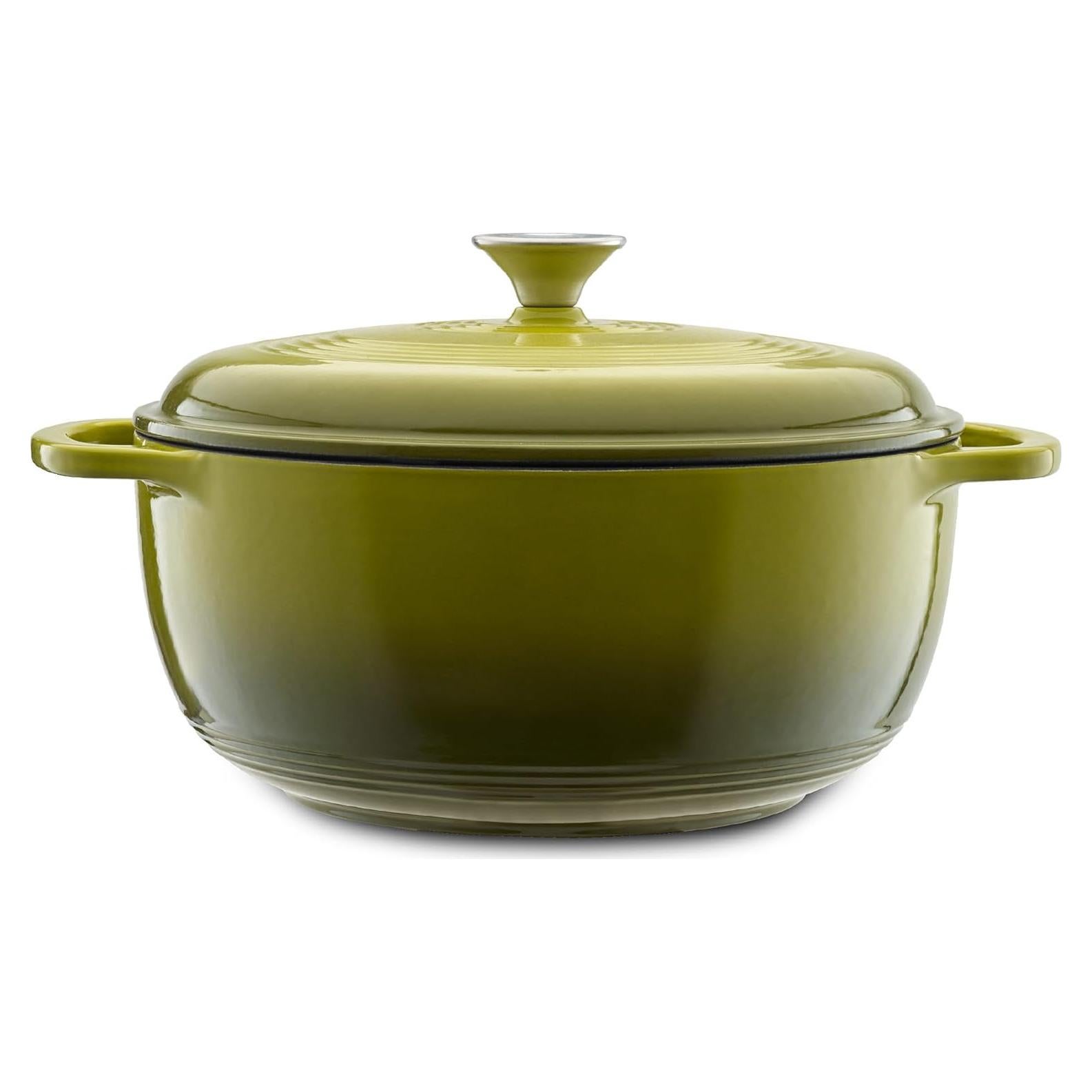 Olla de Hierro Fundido Enameleda Mercer Culinary 6qt Aguacate