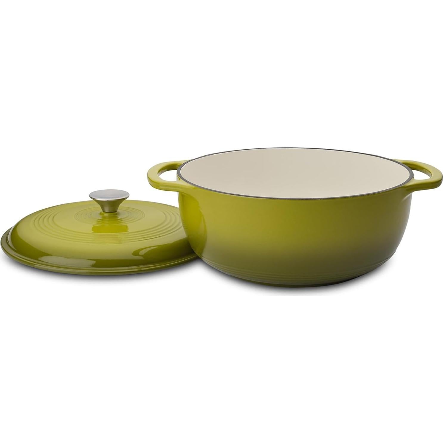 Olla de Hierro Fundido Enameleda Mercer Culinary 6qt Aguacate