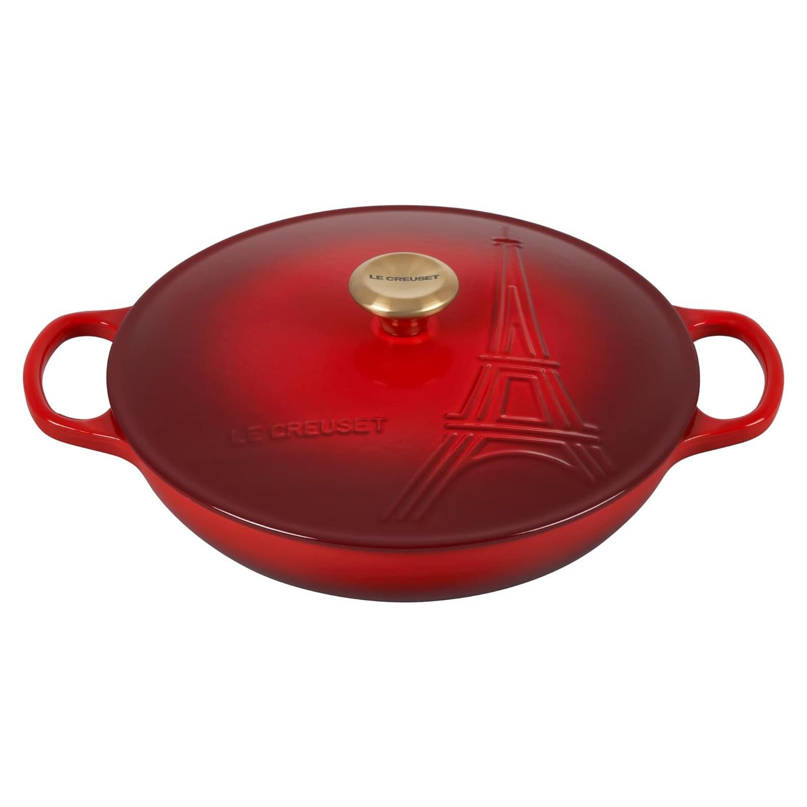 Braiser de Hierro Fundido Enameled Le Creuset 3.3 L Cerise