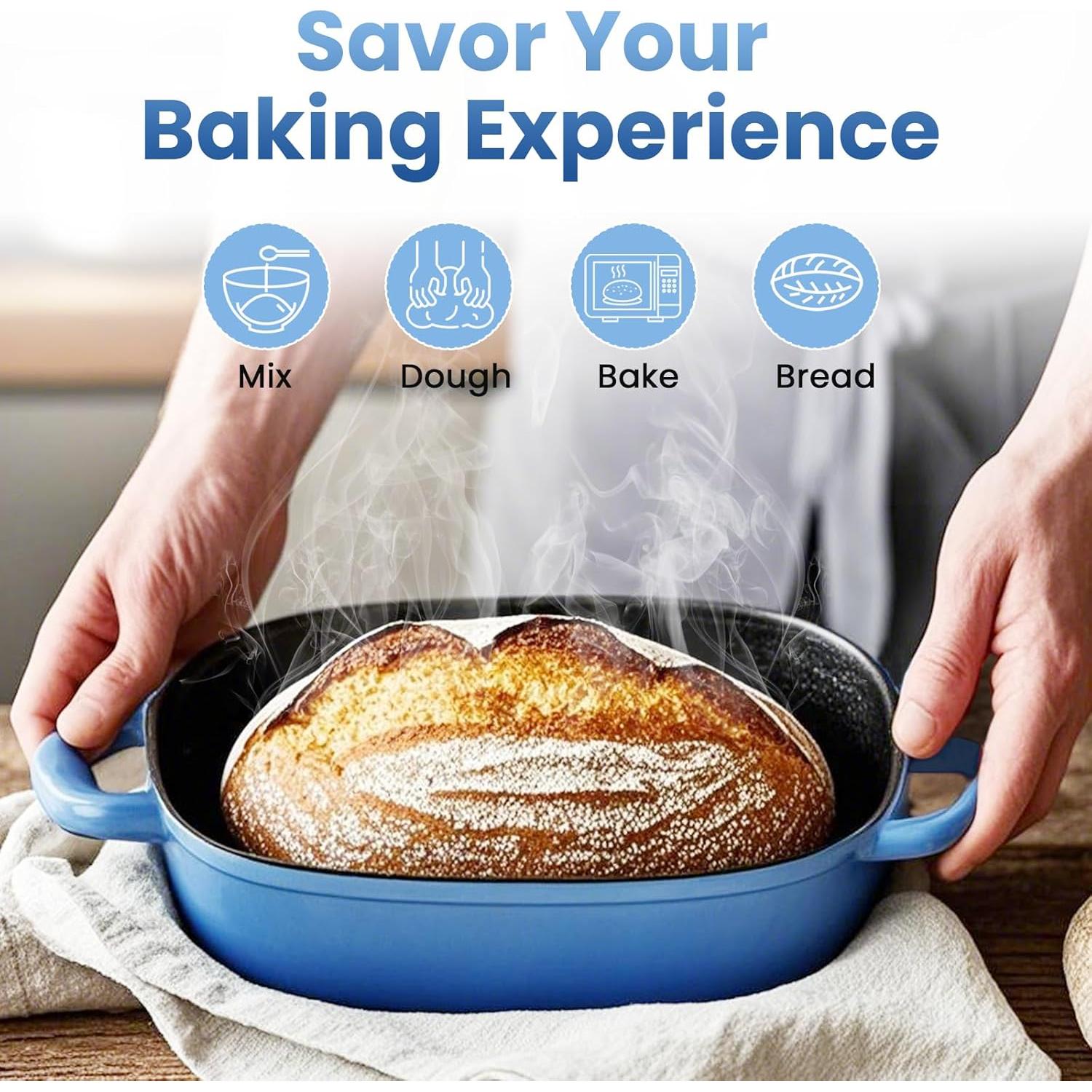 Horno Holandés de Hierro Fundido Matscover 2.5QT Azul