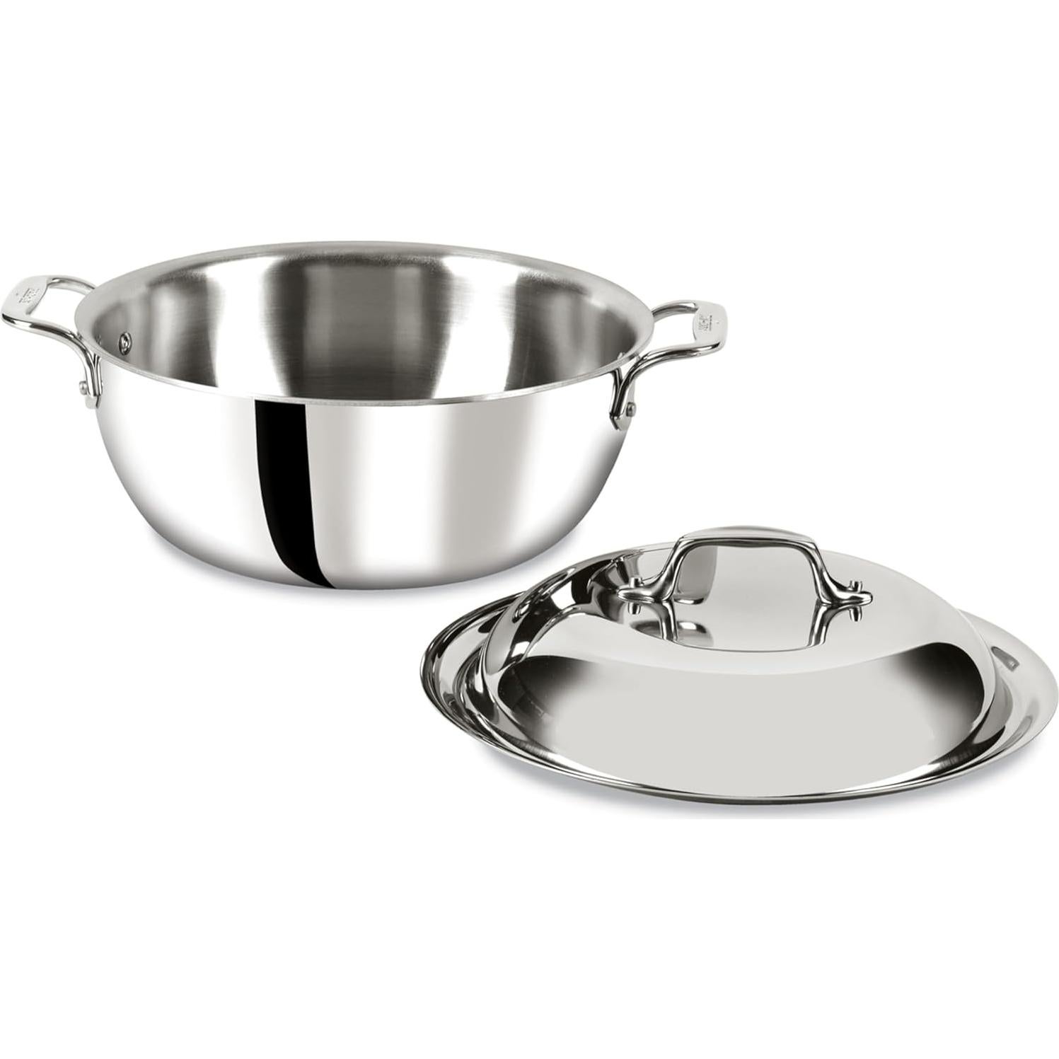 Olla Holandesa All-Clad D3 Acero Inoxidable 5.5L Inducción