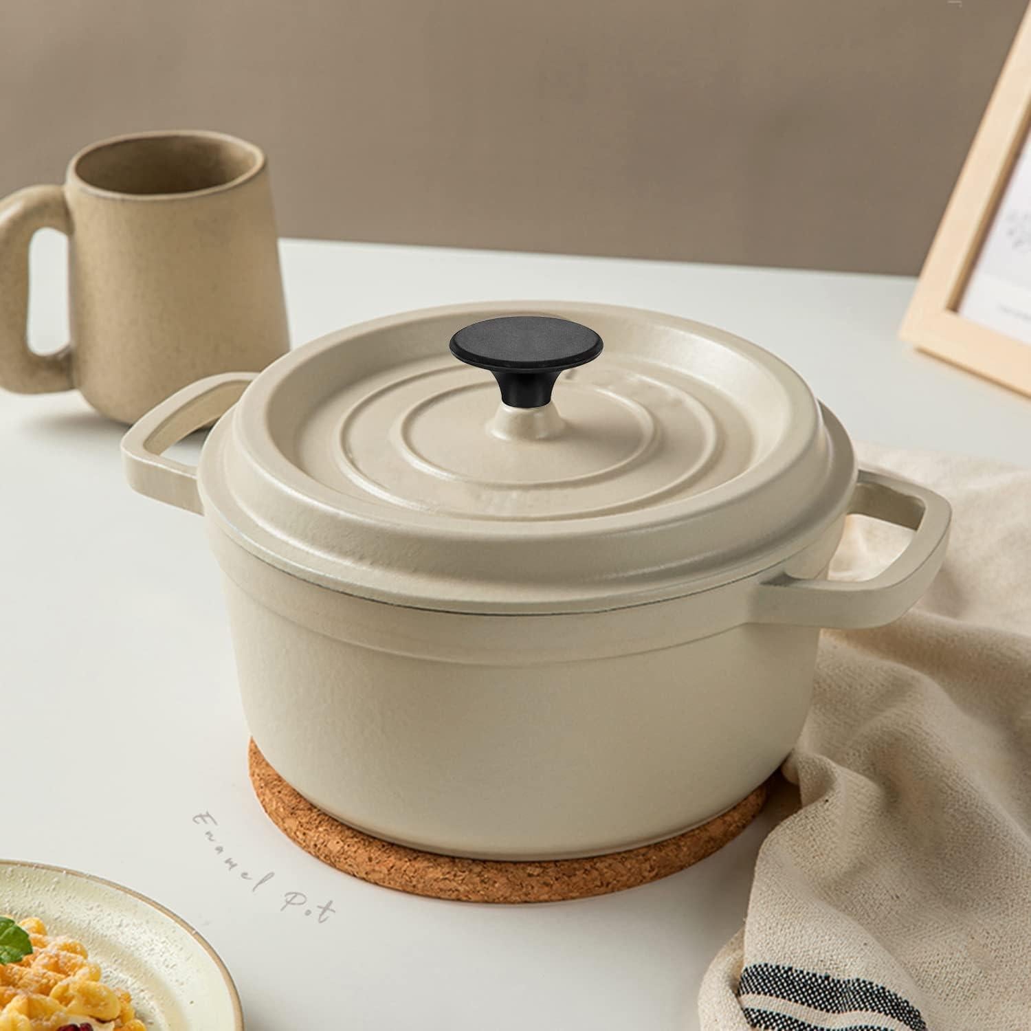 Perilla de Reemplazo para Horno Holandés ZUIHUI Negra