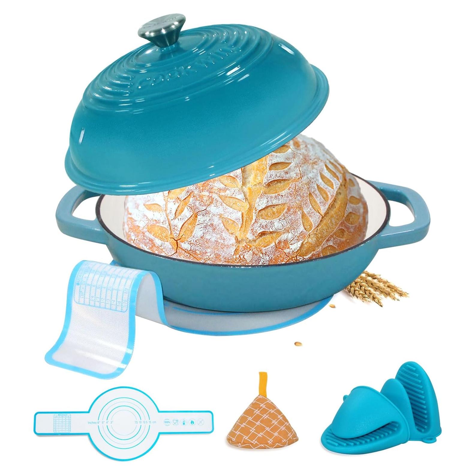 Horno Holandés COOKWIN 6 Cuartos Hierro Fundido Esmaltado