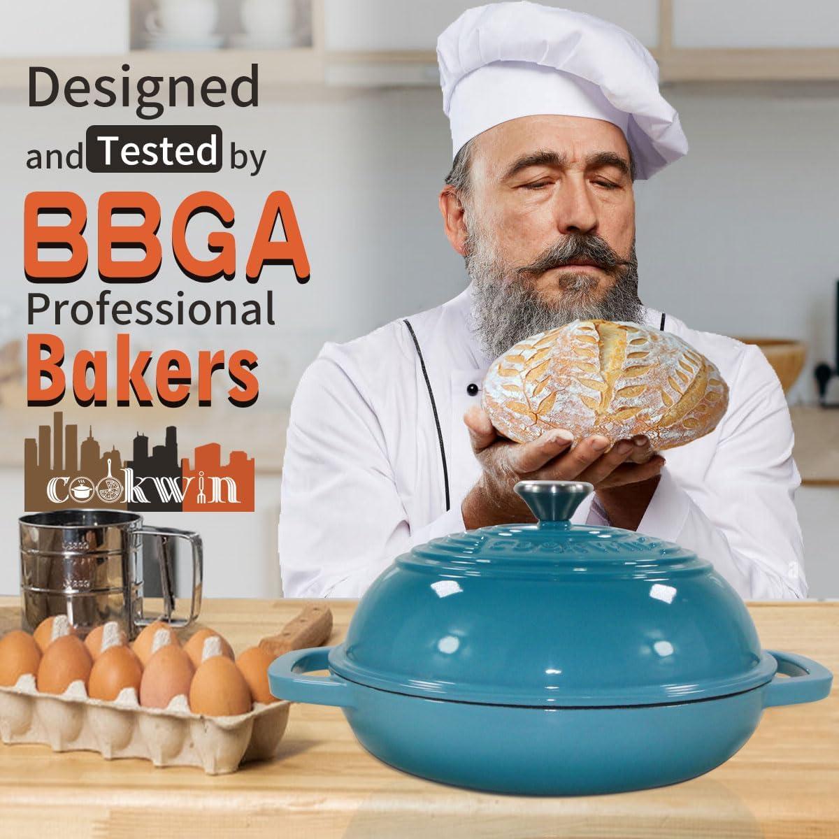 Horno Holandés COOKWIN 6 Cuartos Hierro Fundido Esmaltado