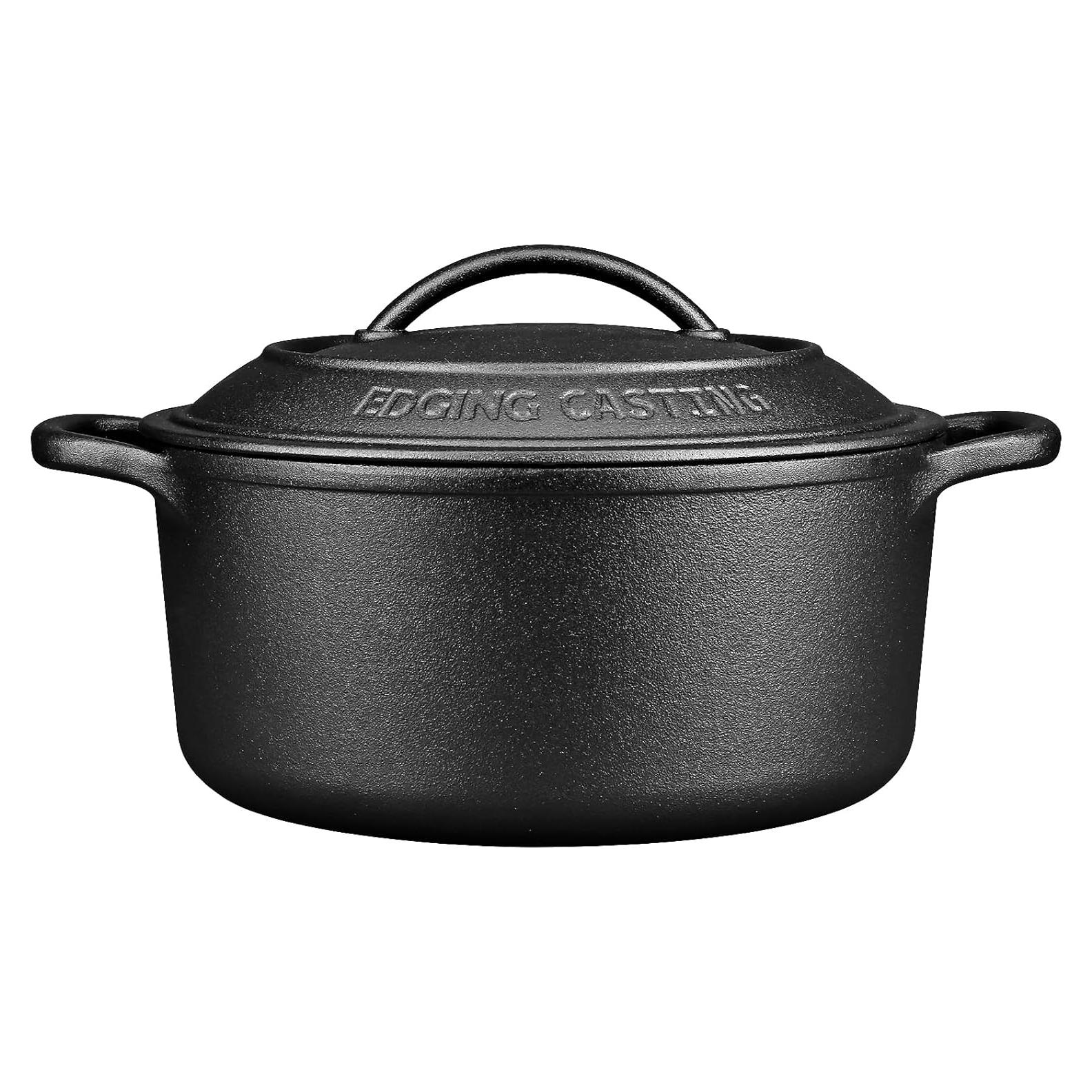Olla de Hierro Fundido Pre-Sazonada 7QT EDGING CASTING