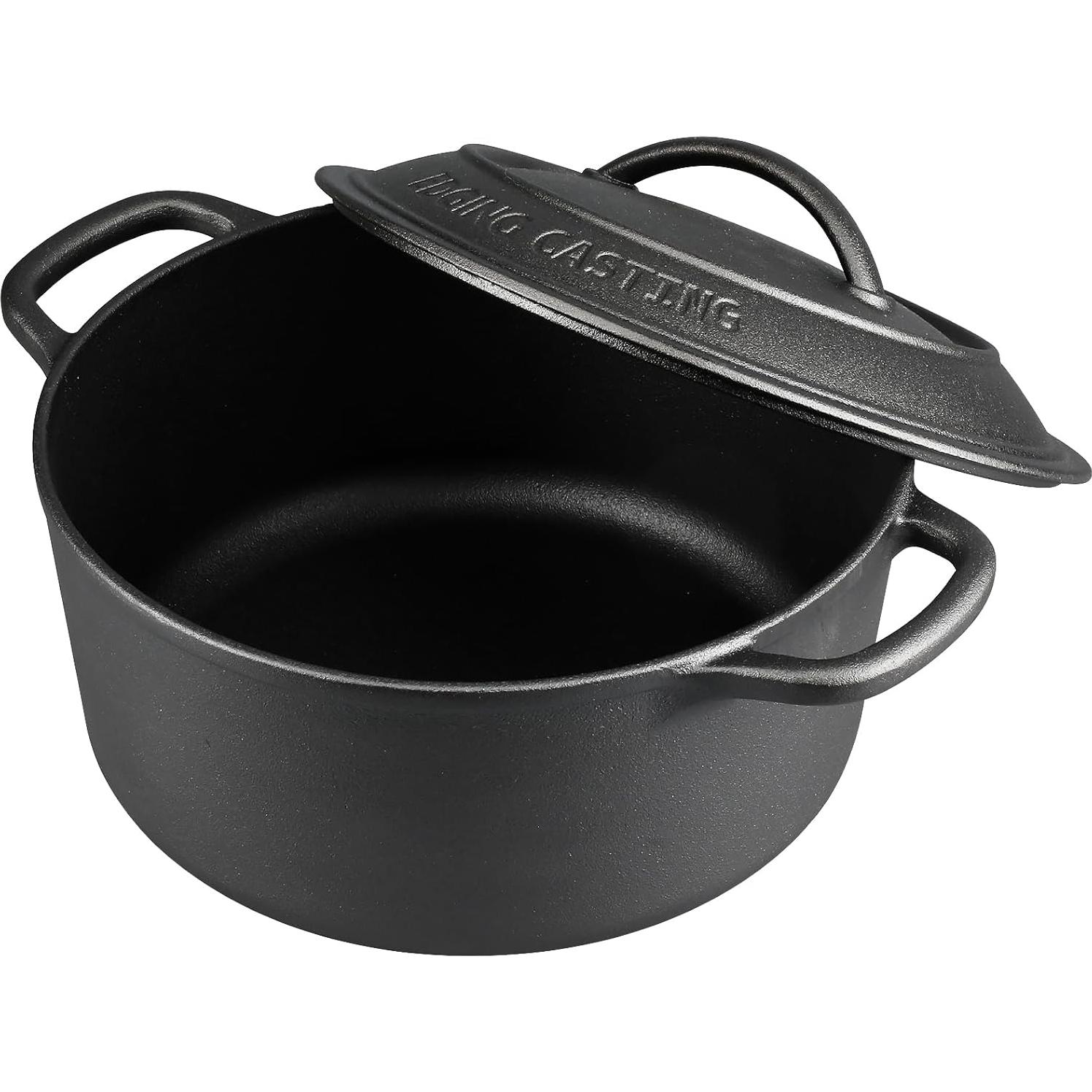 Olla de Hierro Fundido Pre-Sazonada 7QT EDGING CASTING