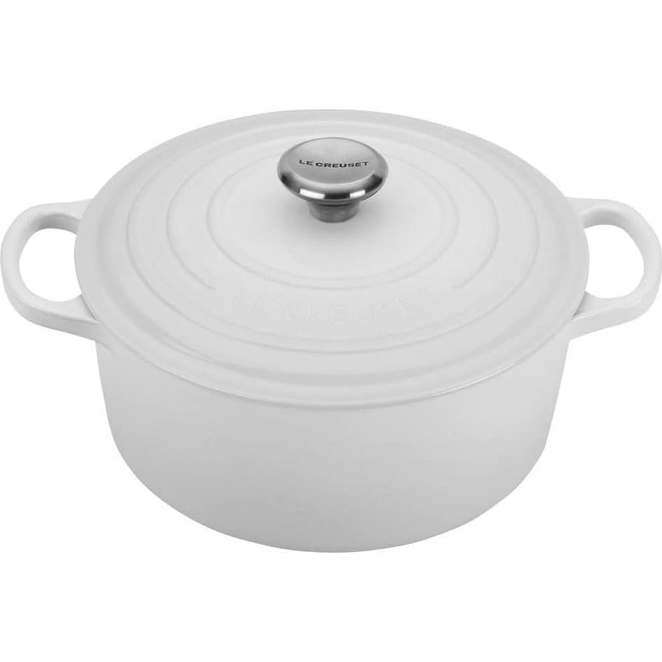 Horno Holandés Redondo Le Creuset 4.26L con Perilla Grabada