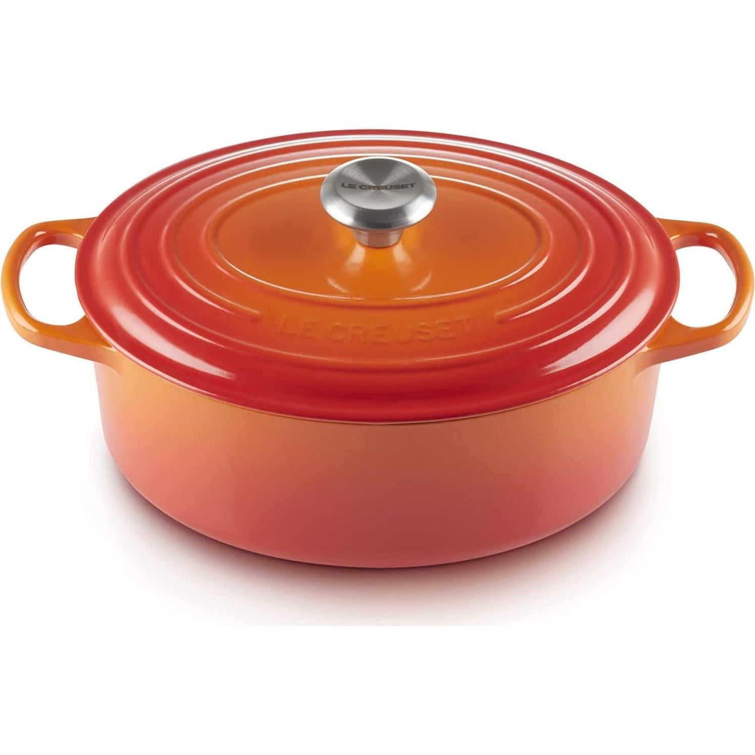 Horno Francés Ovalado Le Creuset 6.4L con Perilla Grabada