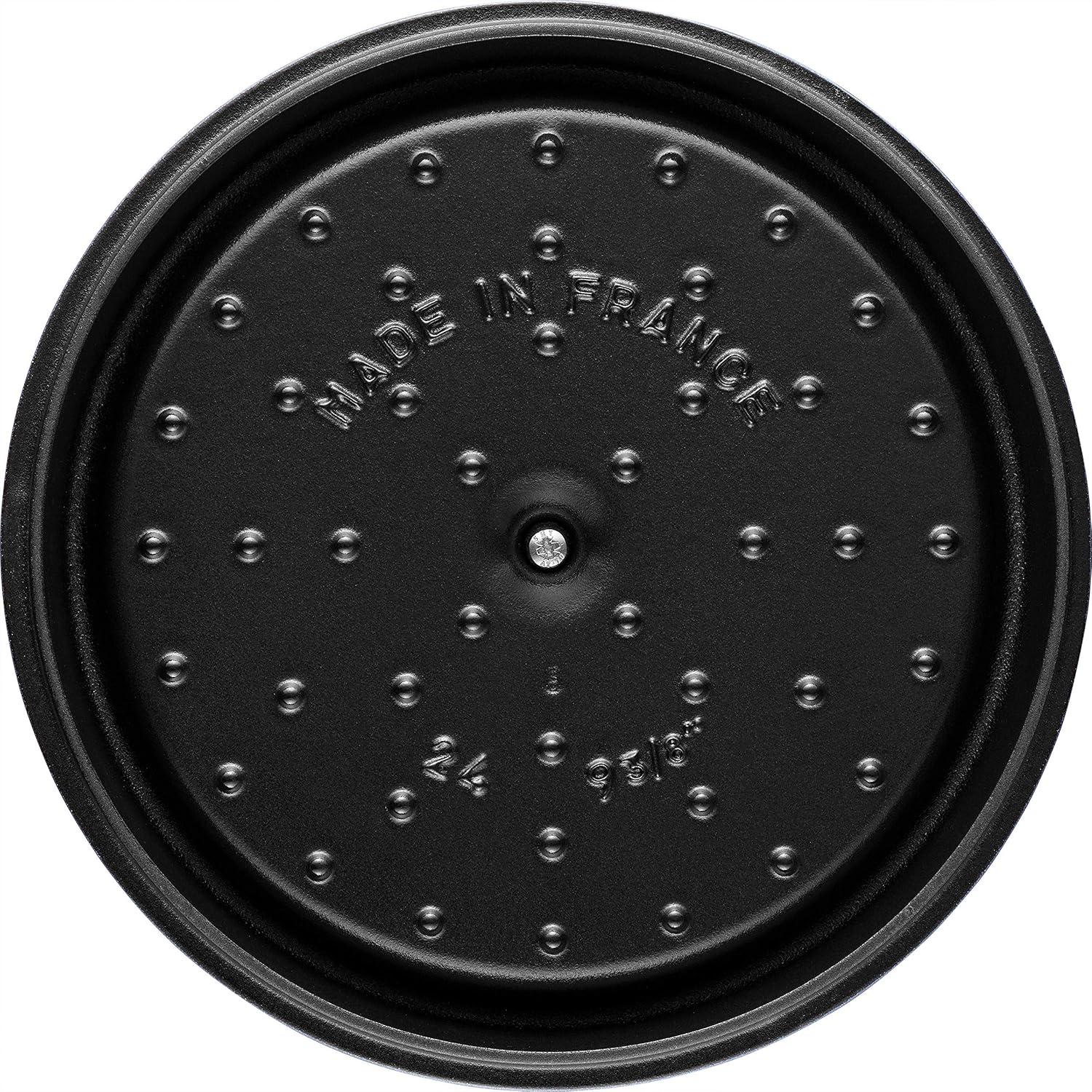 Cocotte Alta de Hierro Fundido STAUB 5 Cuartos Negra