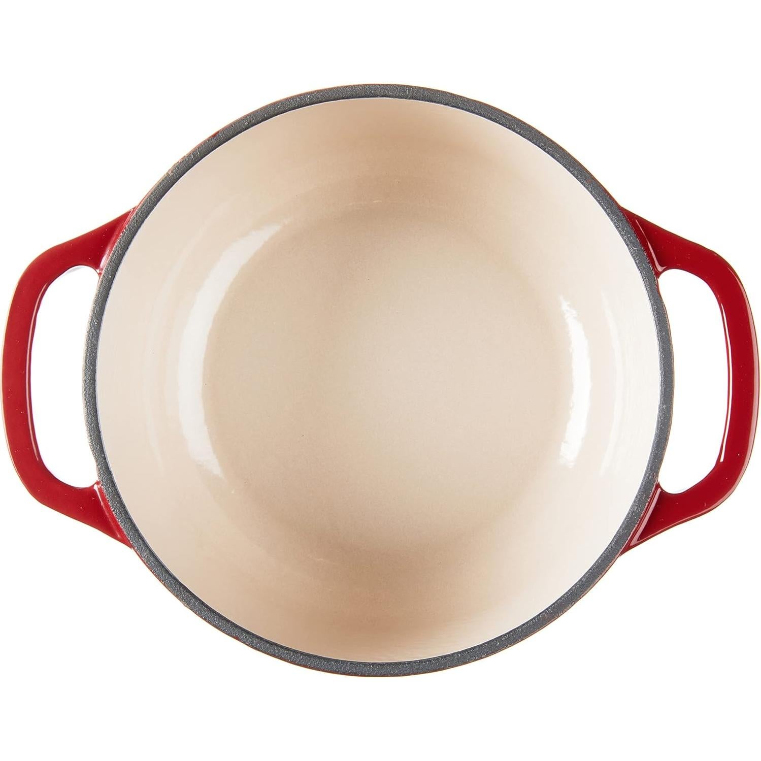 Horno Holandés Lodge Enameled 1.5L Hierro Fundido Rojo