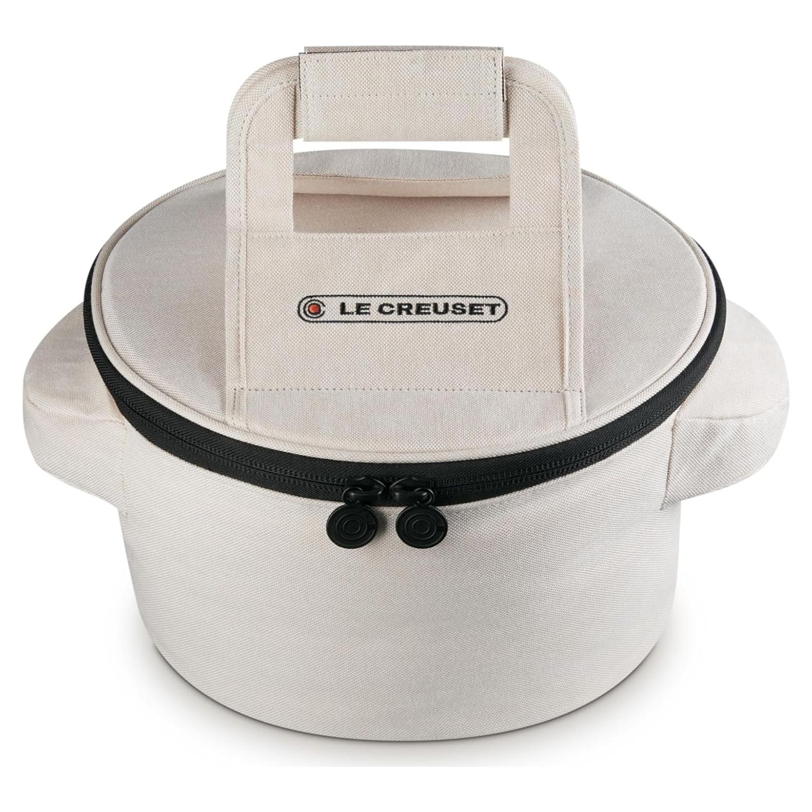 Bolsa de Transporte Redonda Le Creuset 38 cm Ecru para Horno