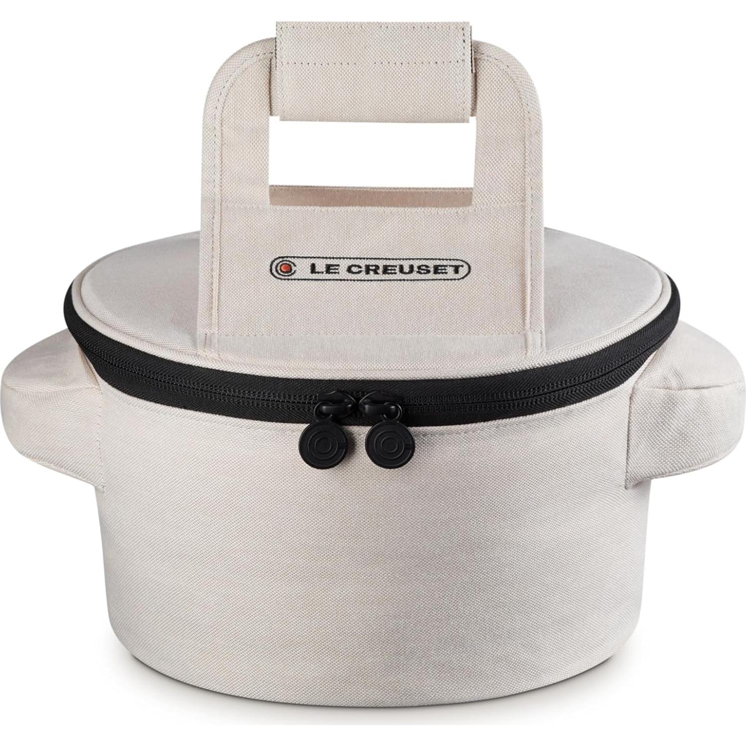 Bolsa de Transporte Redonda Le Creuset 38 cm Ecru para Horno