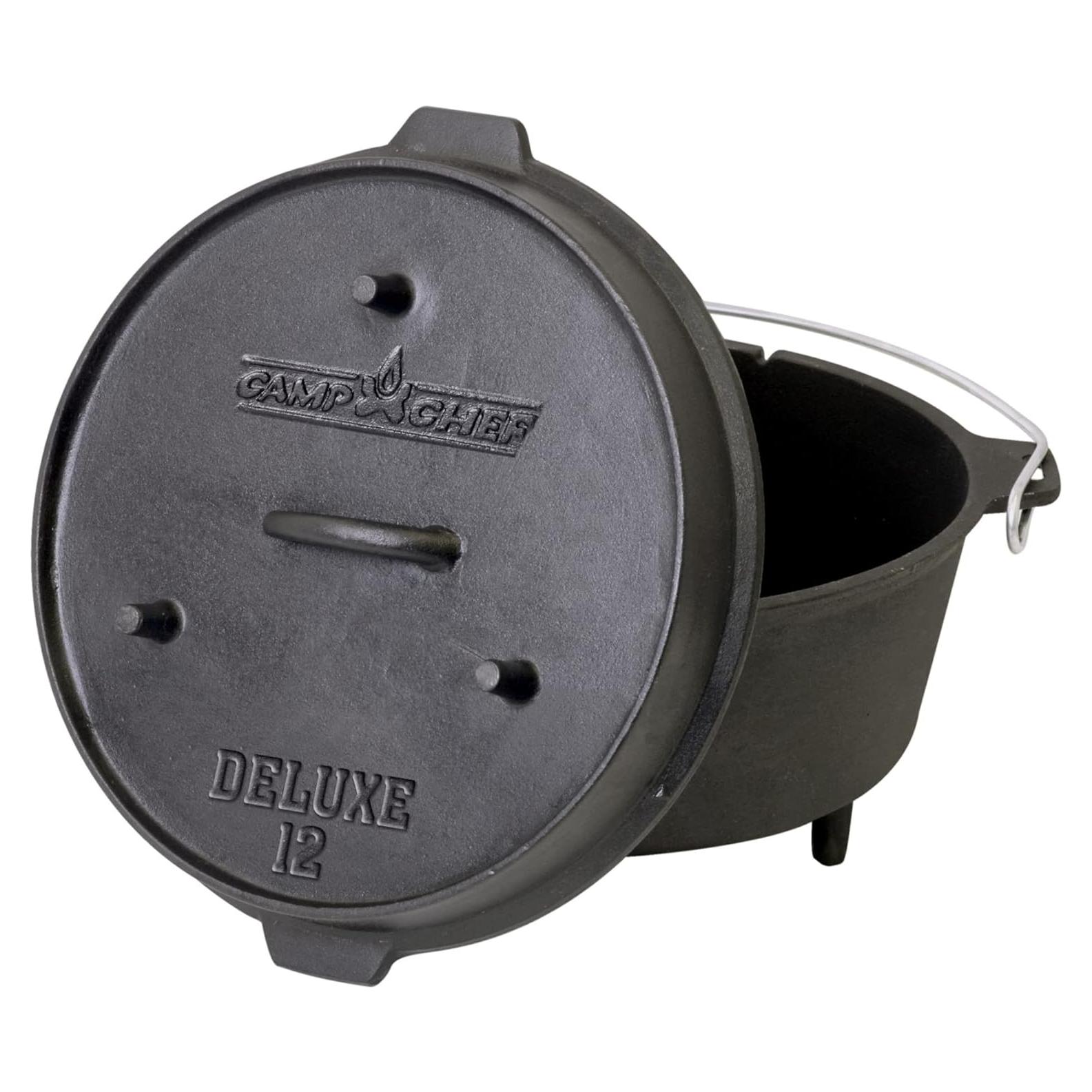 Olla de Hierro Fundido Camp Chef DO-12 Pre Sazonada 3L