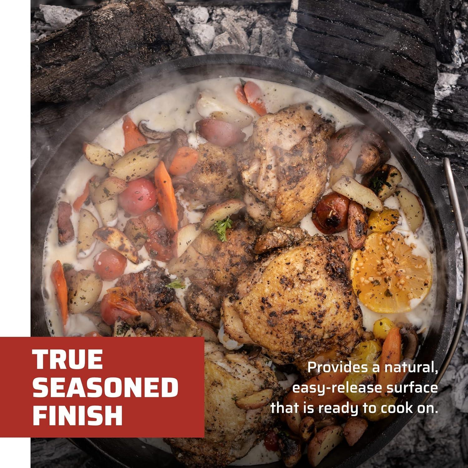 Olla de Hierro Fundido Camp Chef DO-12 Pre Sazonada 3L